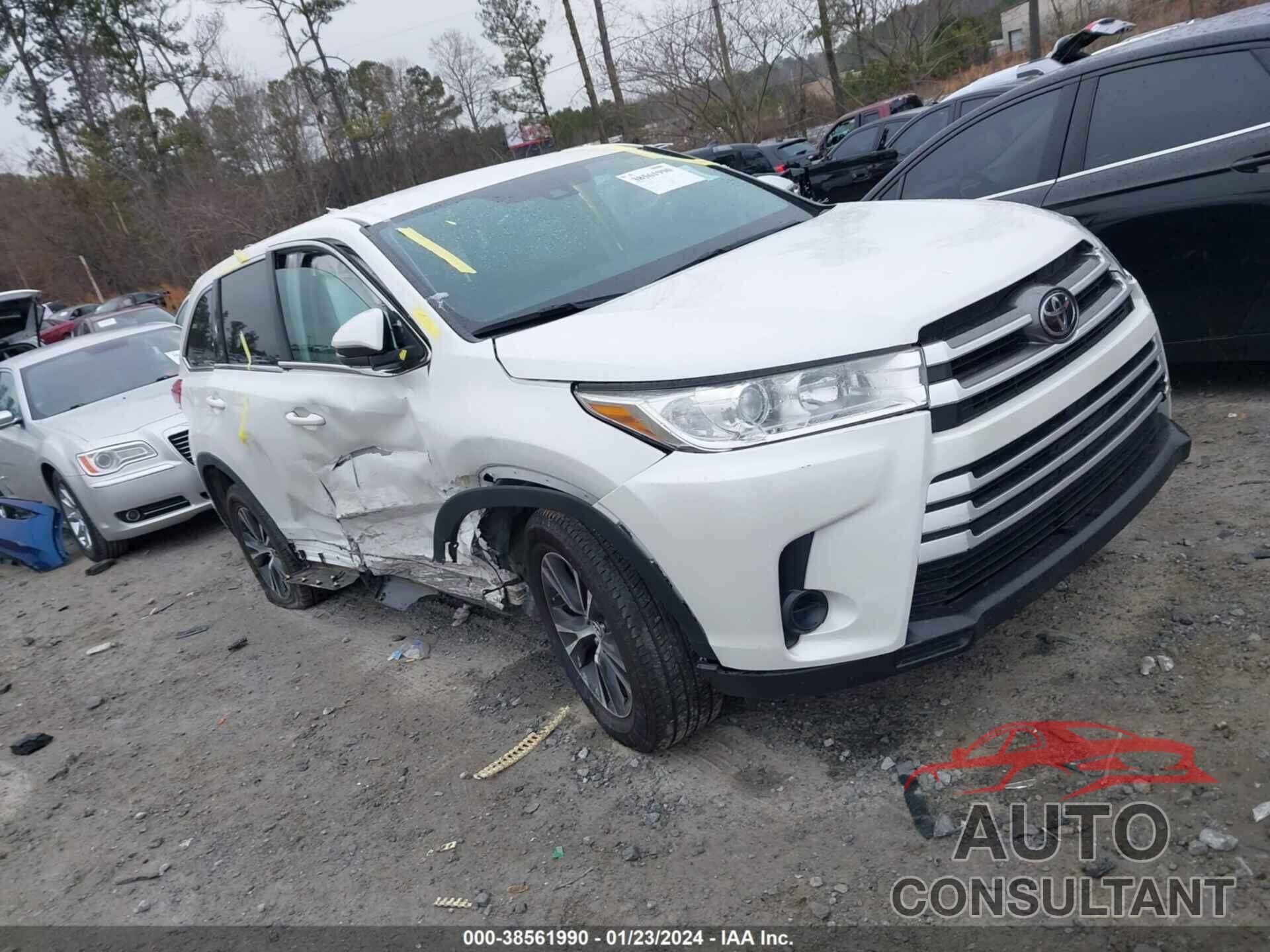 TOYOTA HIGHLANDER 2019 - 5TDZARFH0KS058552