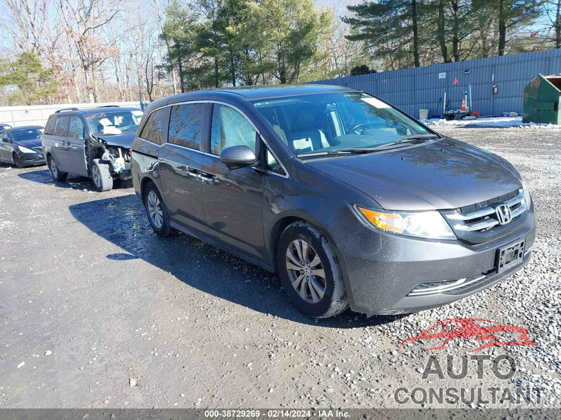 HONDA ODYSSEY 2016 - 5FNRL5H62GB019813