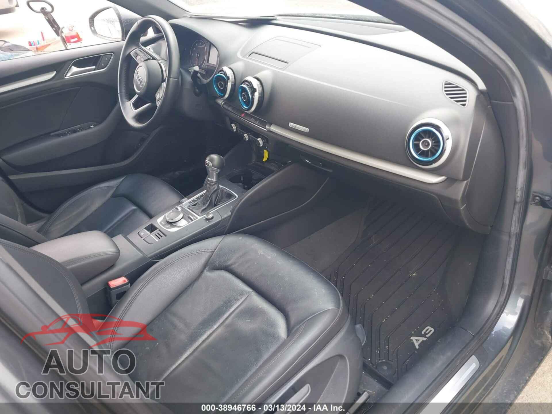 AUDI A3 2017 - WAUB8GFF9H1010194