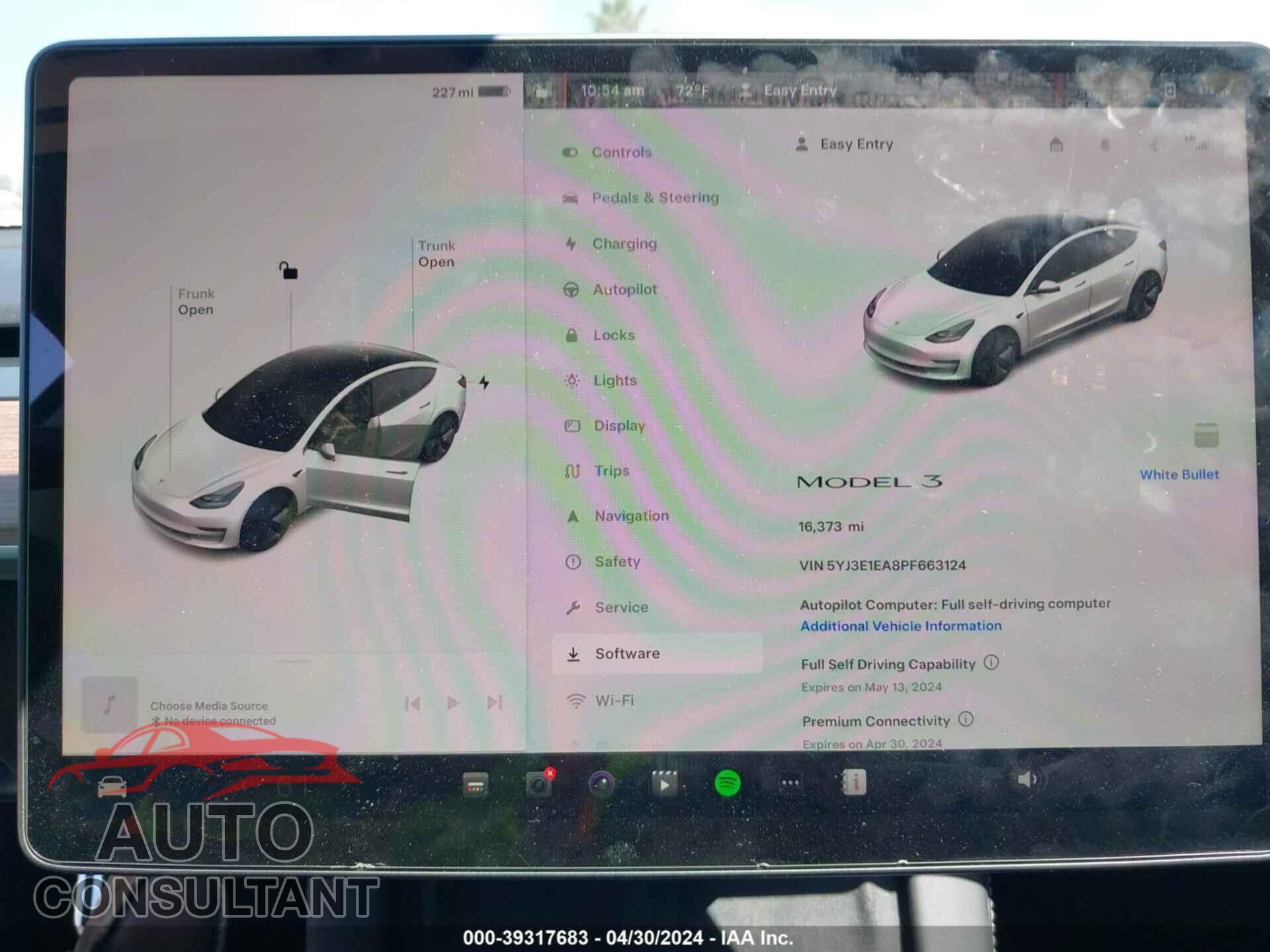 TESLA MODEL 3 2023 - 5YJ3E1EA8PF663124