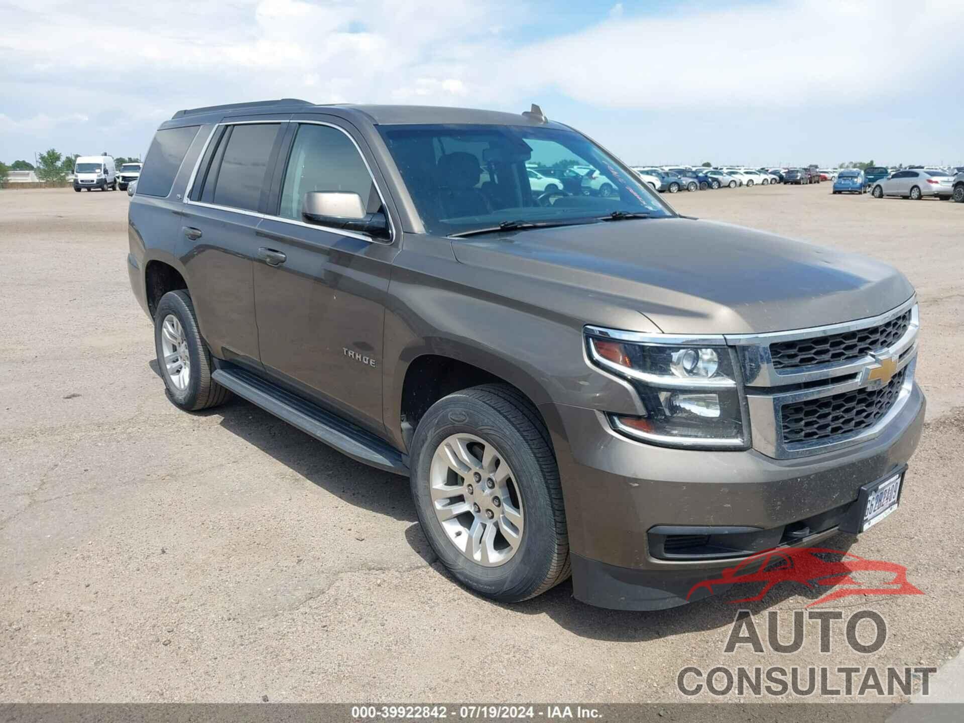 CHEVROLET TAHOE 2016 - 1GNSKAEC9GR318711