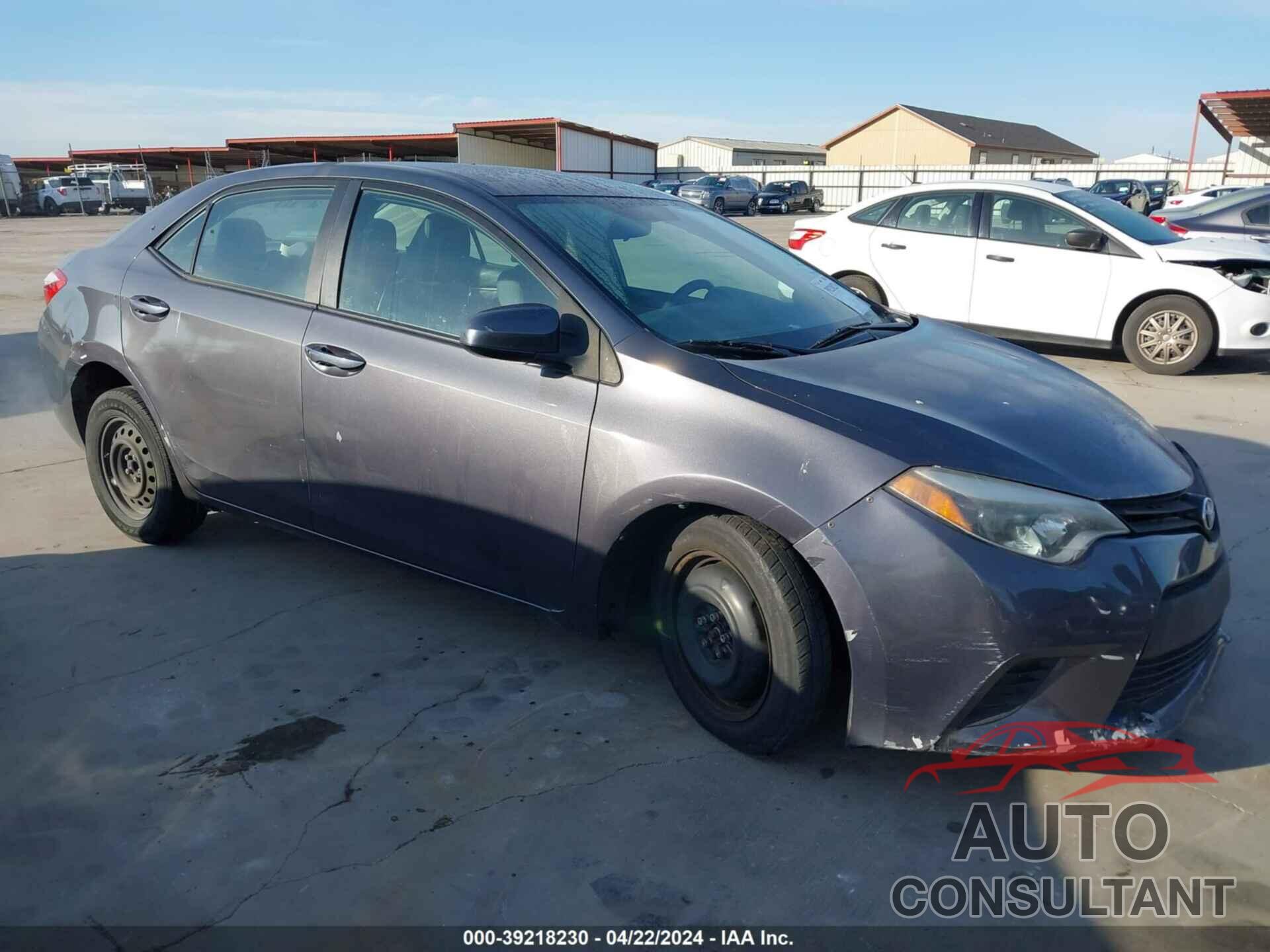 TOYOTA COROLLA 2016 - 5YFBURHE2GP406685