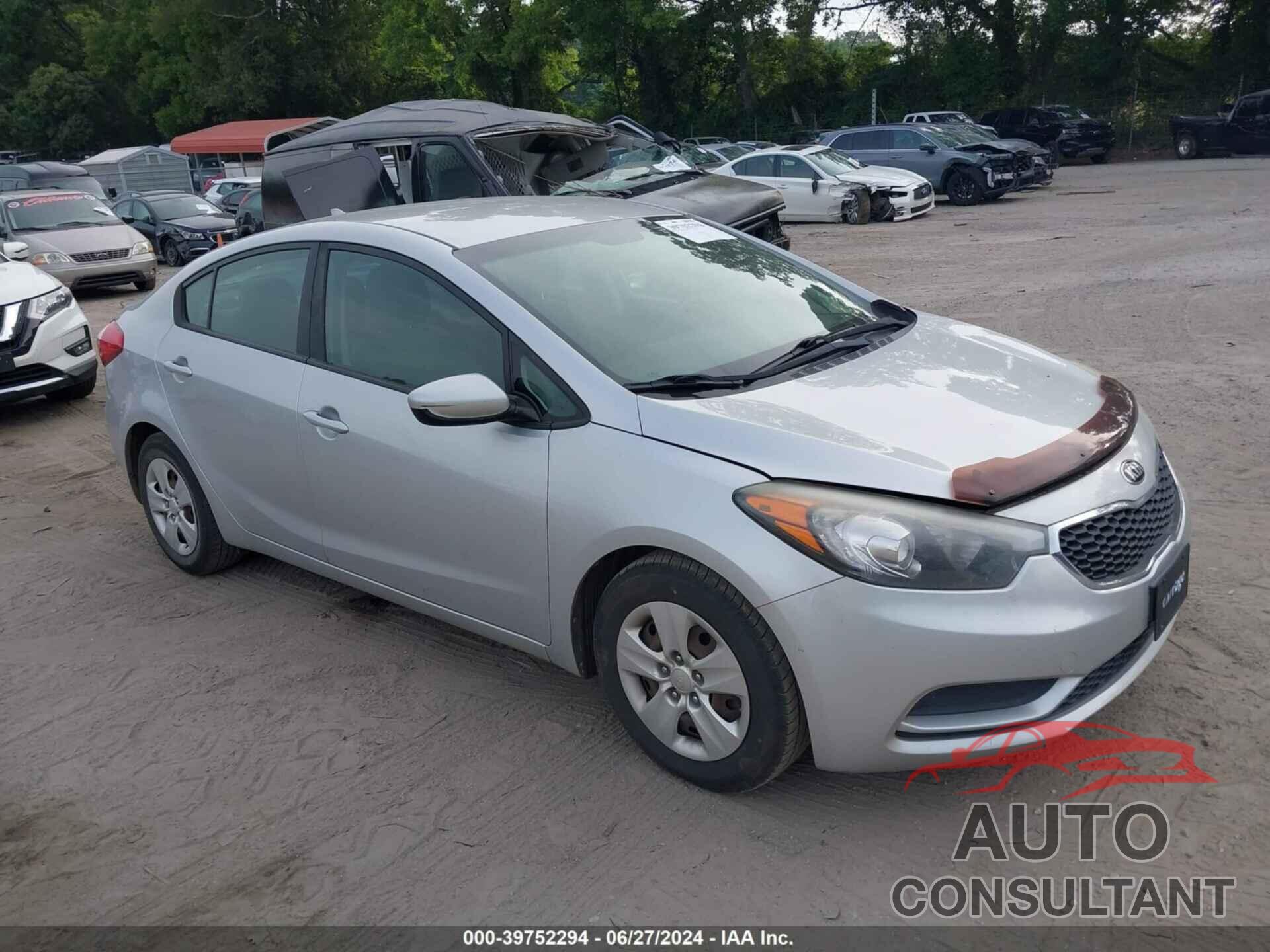 KIA FORTE 2016 - KNAFK4A66G5533253