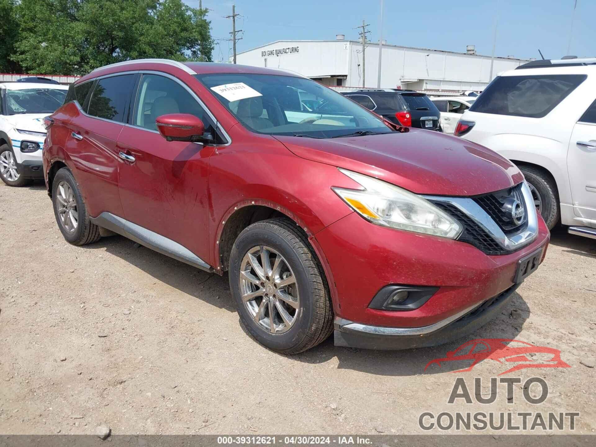 NISSAN MURANO 2016 - 5N1AZ2MG2GN167479