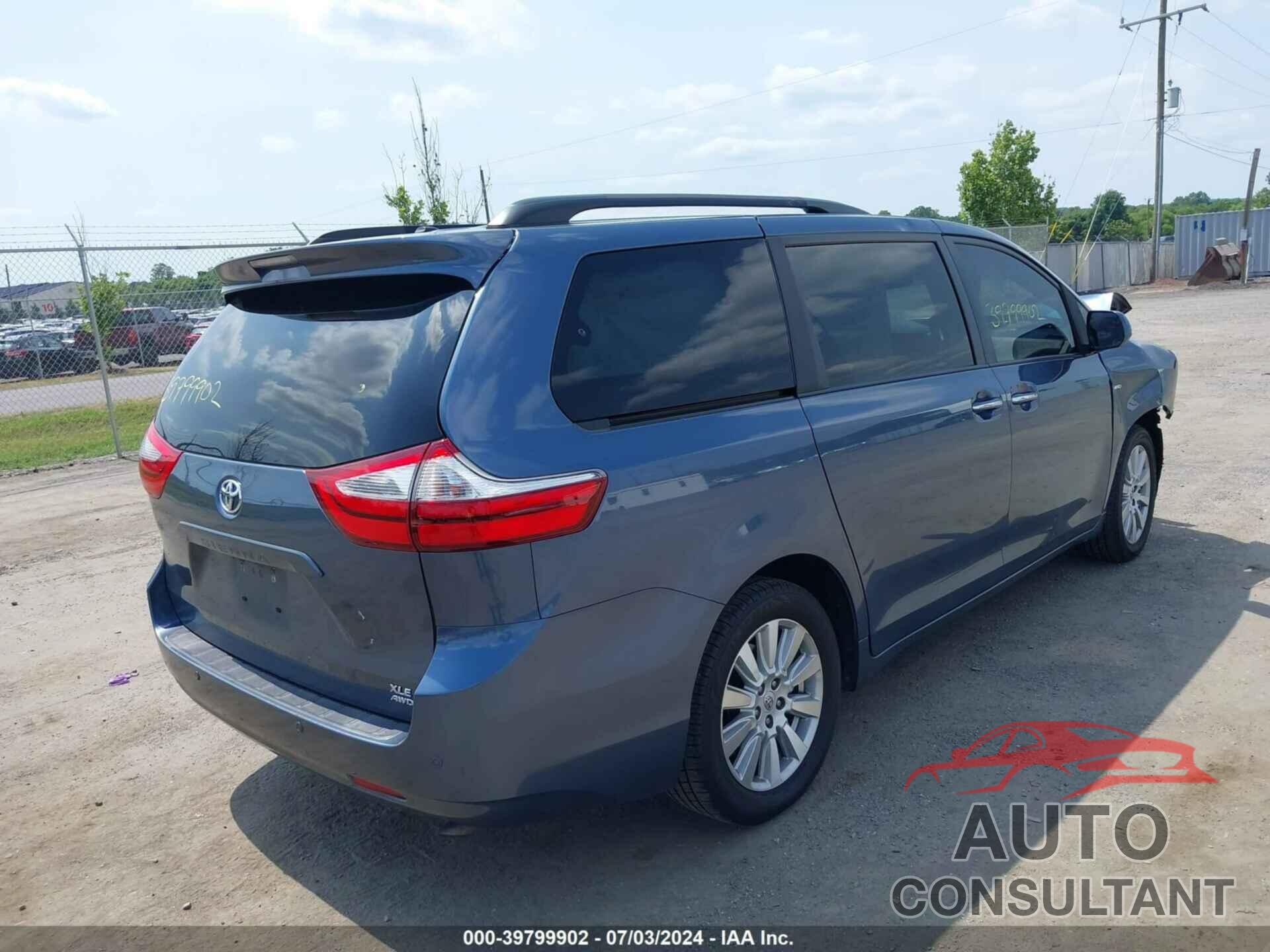 TOYOTA SIENNA 2017 - 5TDDZ3DC8HS173318