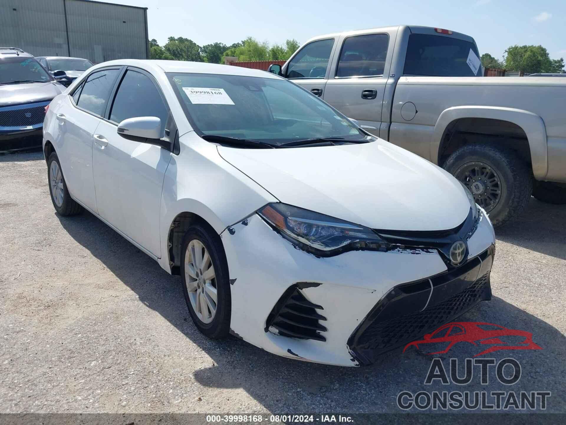 TOYOTA COROLLA 2017 - 5YFBURHE3HP619842