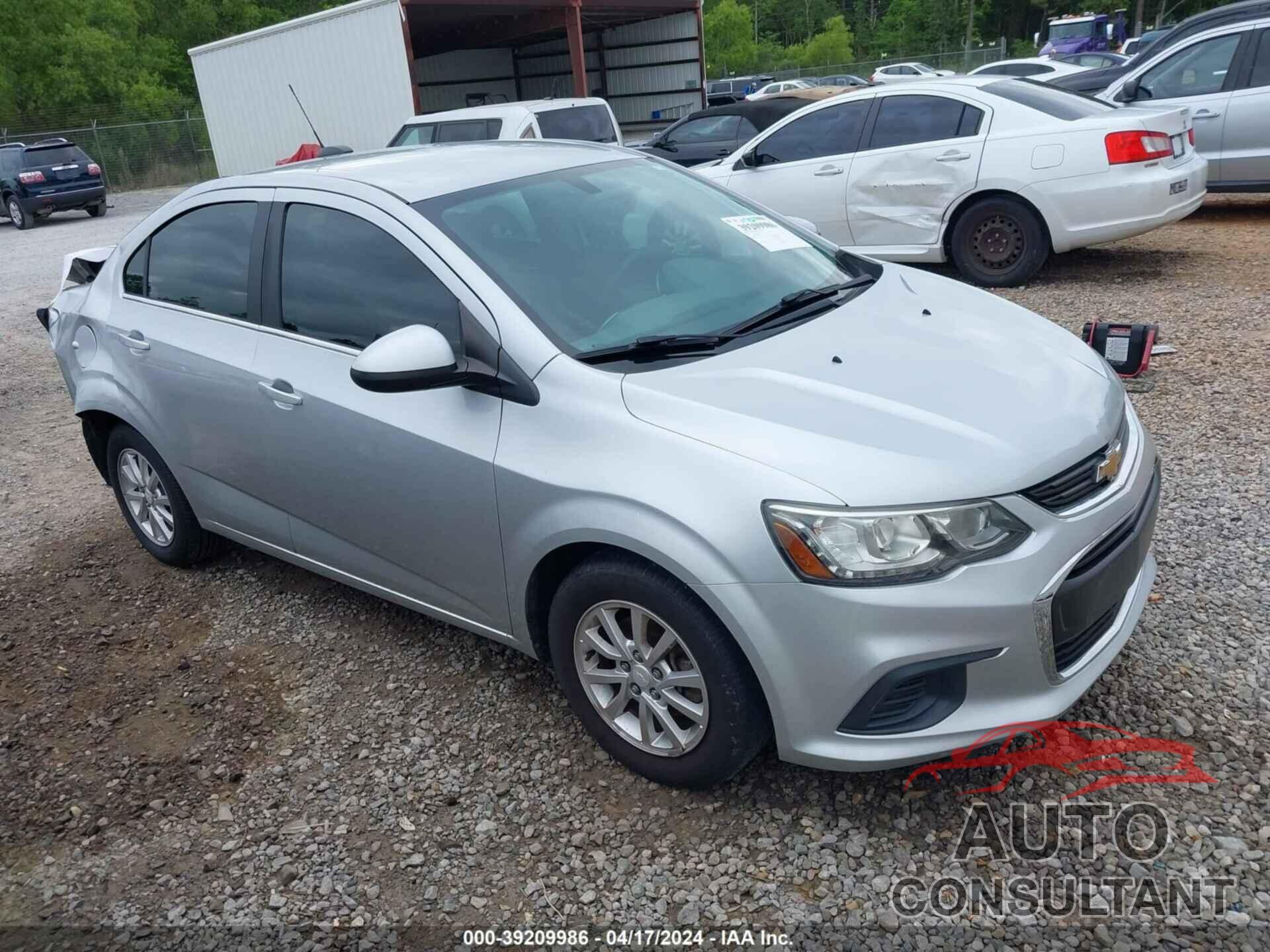 CHEVROLET SONIC 2017 - 1G1JD5SH6H4114896