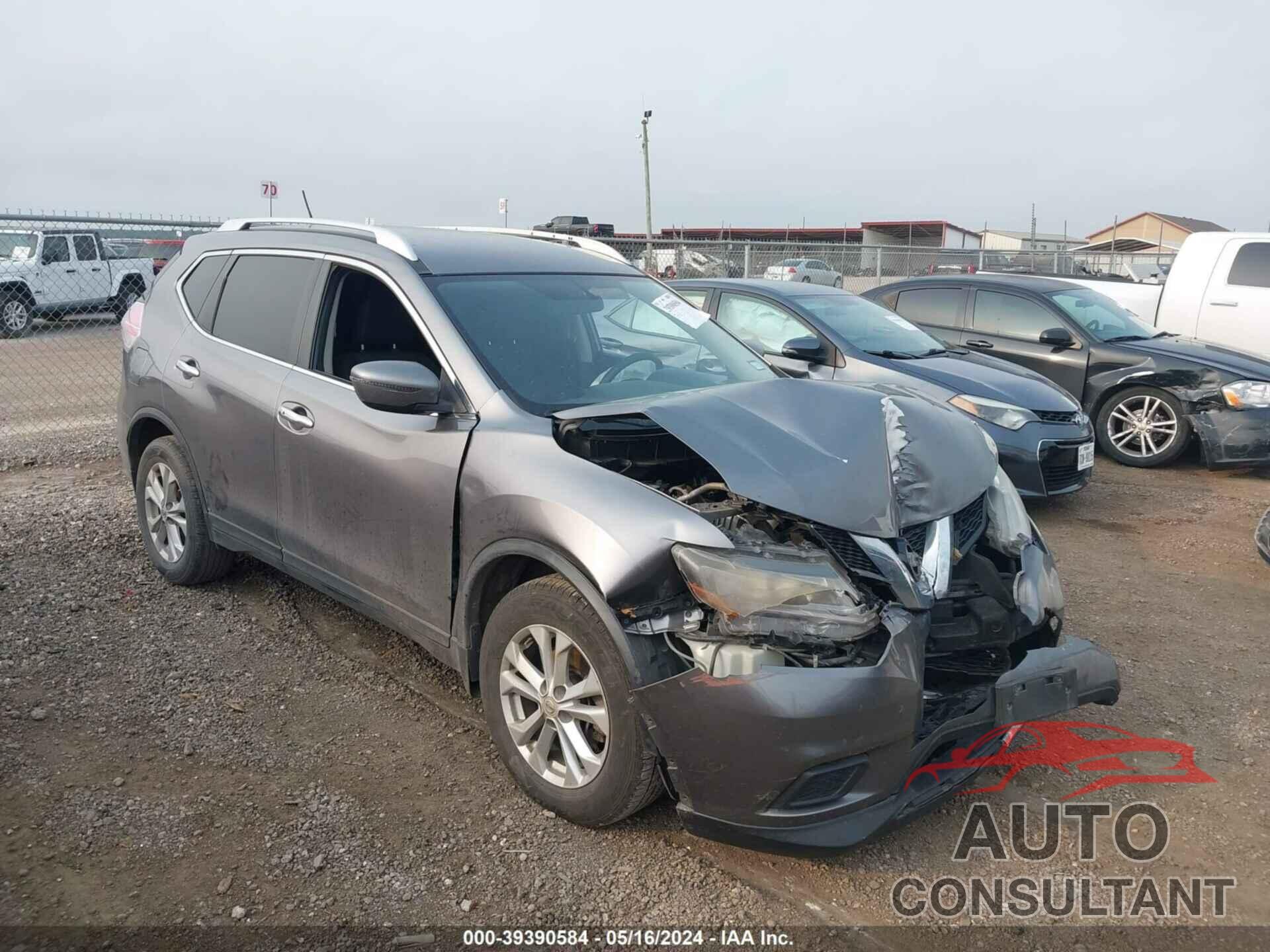 NISSAN ROGUE 2016 - KNMAT2MT9GP605941