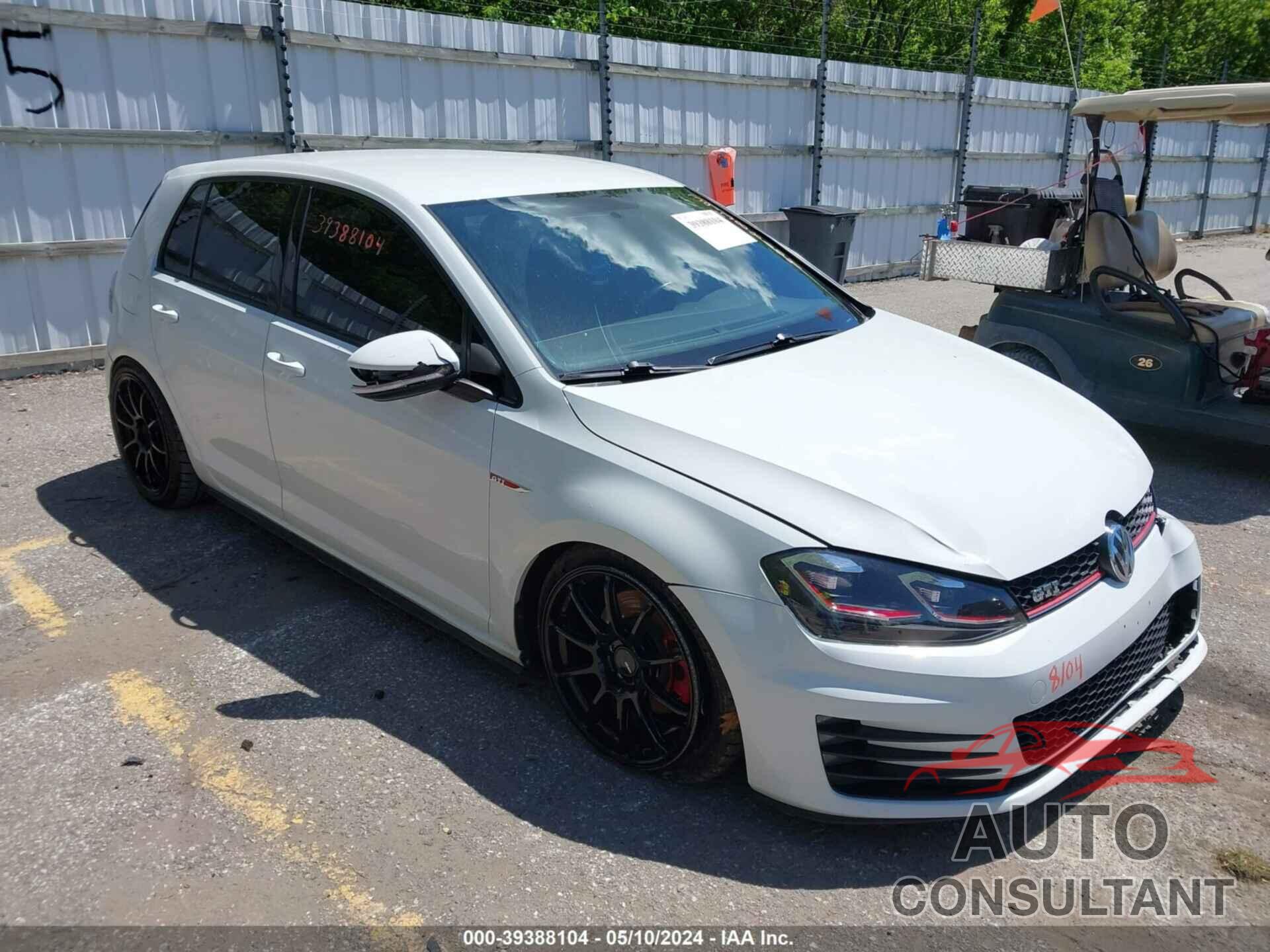 VOLKSWAGEN GOLF GTI 2017 - 3VW5T7AU9HM034709