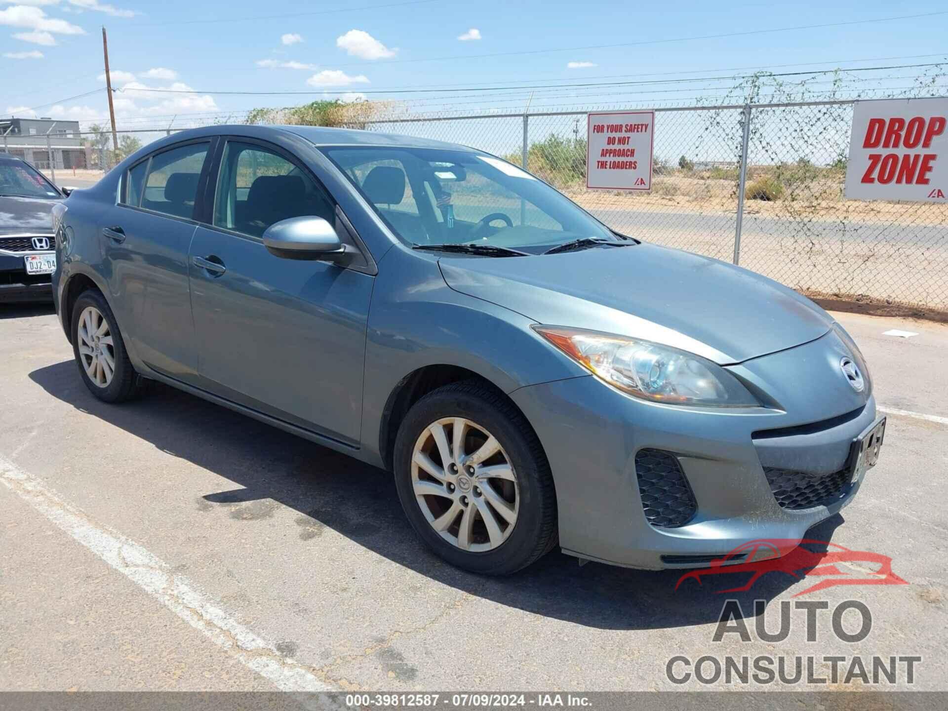 MAZDA MAZDA3 2012 - JM1BL1V8XC1634340