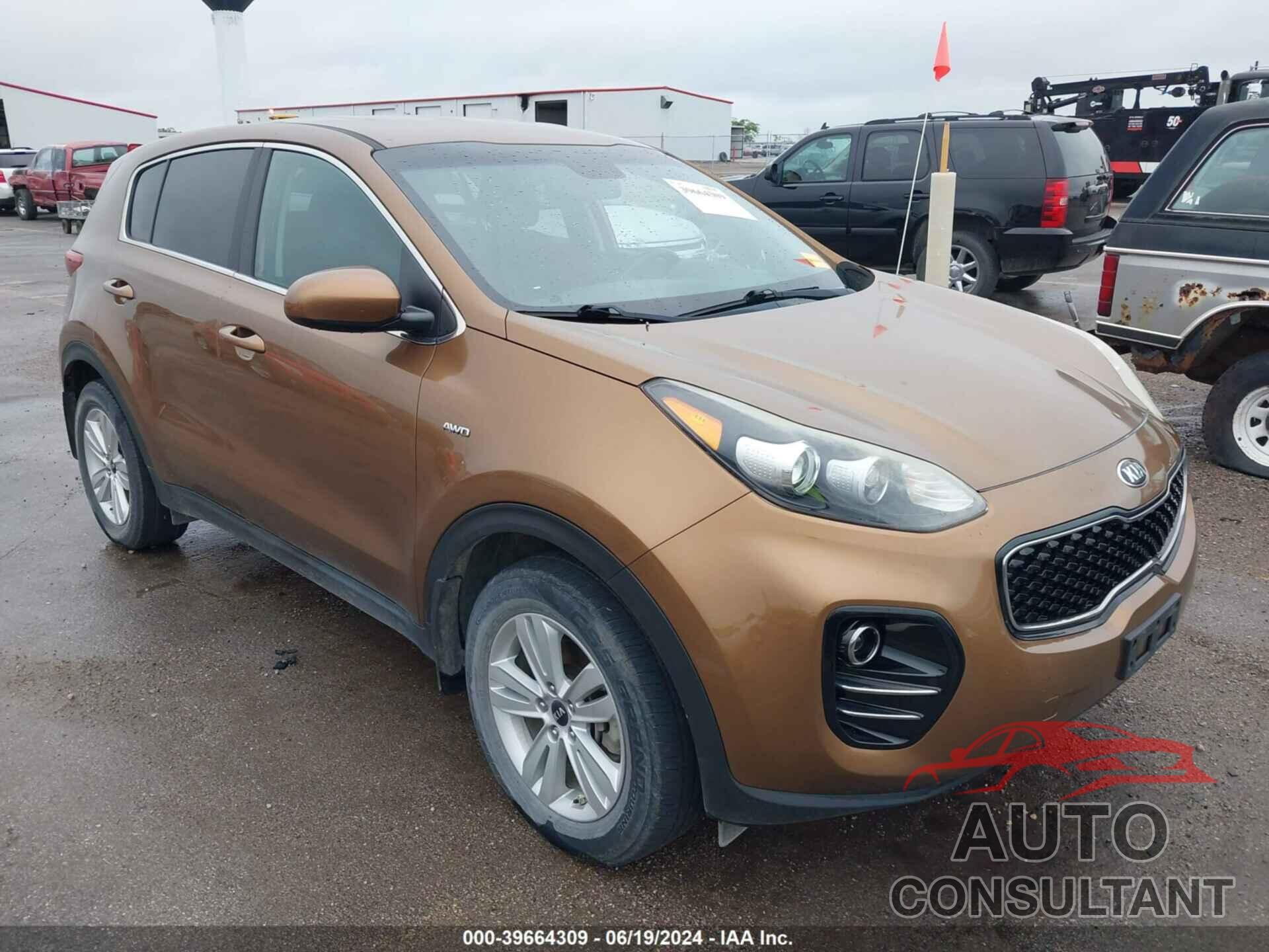 KIA SPORTAGE 2017 - KNDPMCAC7H7085421