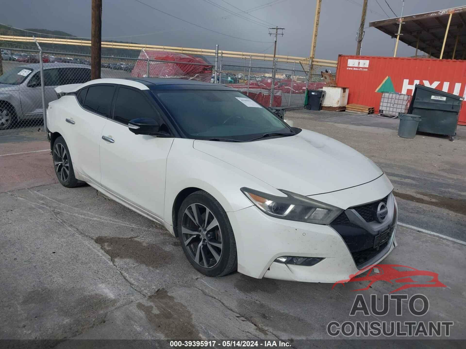 NISSAN MAXIMA 2016 - 1N4AA6AP3GC375833