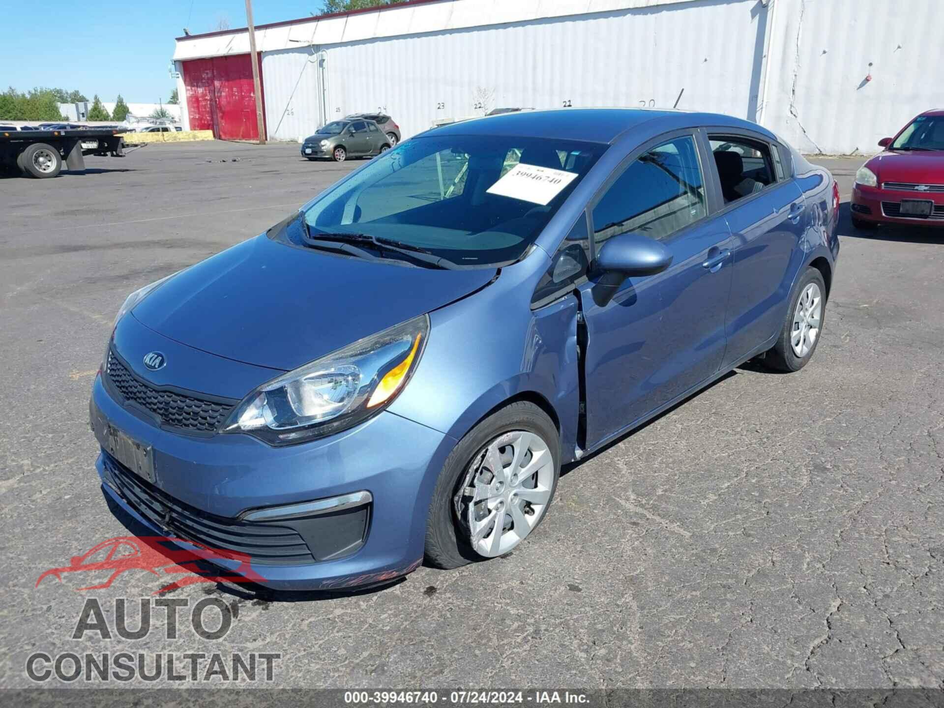 KIA RIO 2016 - KNADM4A30G6669878