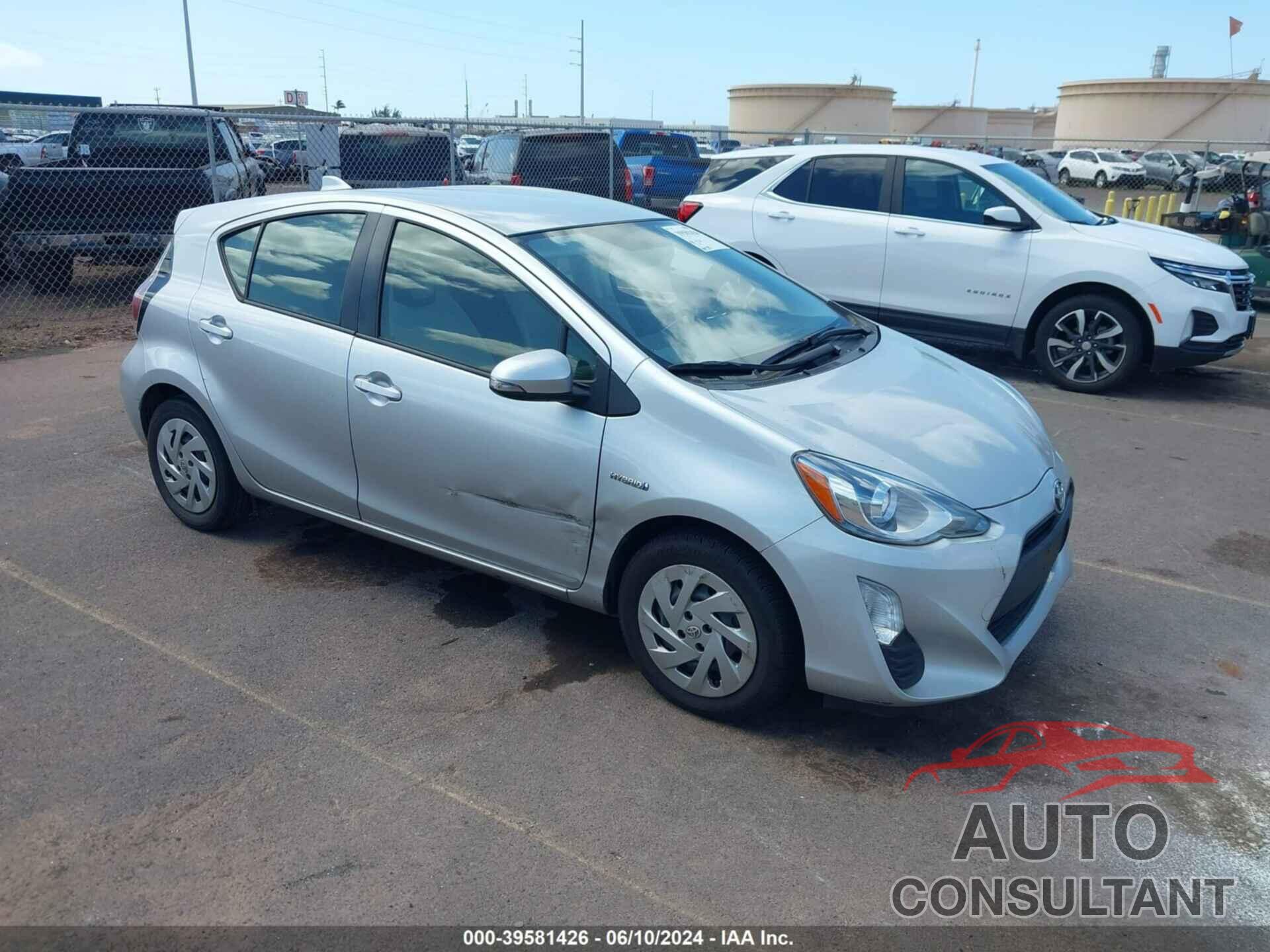 TOYOTA PRIUS C 2016 - JTDKDTB3XG1123718