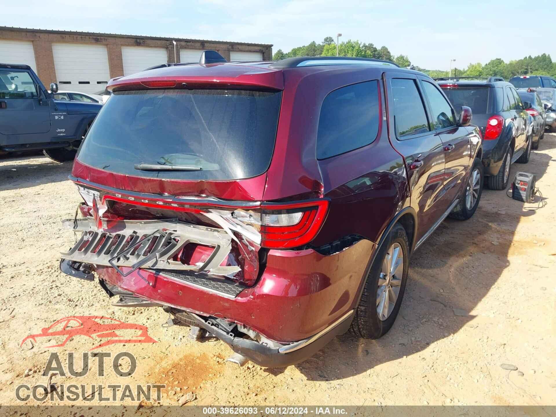 DODGE DURANGO 2019 - 1C4RDJAG4KC723509