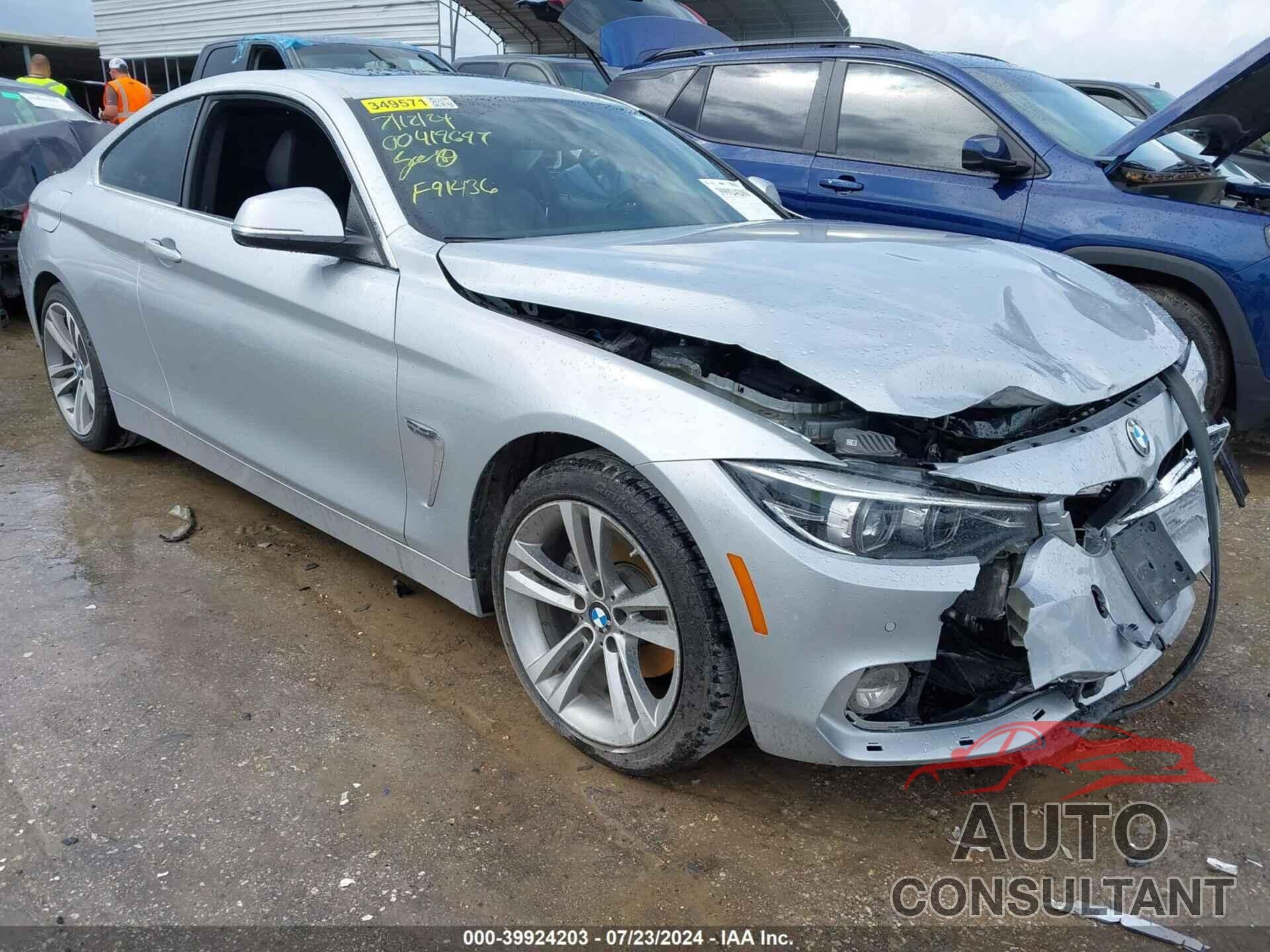 BMW 430I 2018 - WBA4W3C52JAF91436