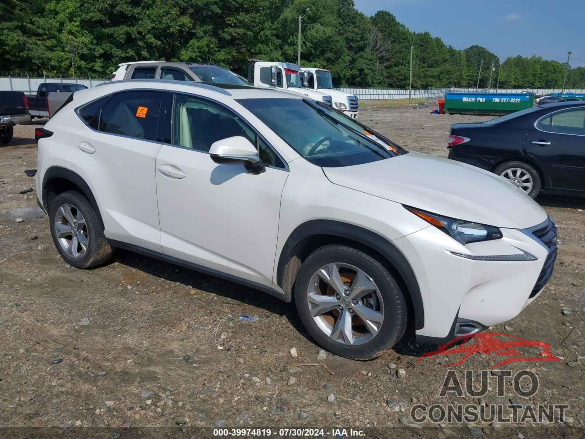 LEXUS NX 200T 2017 - JTJYARBZ9H2084008