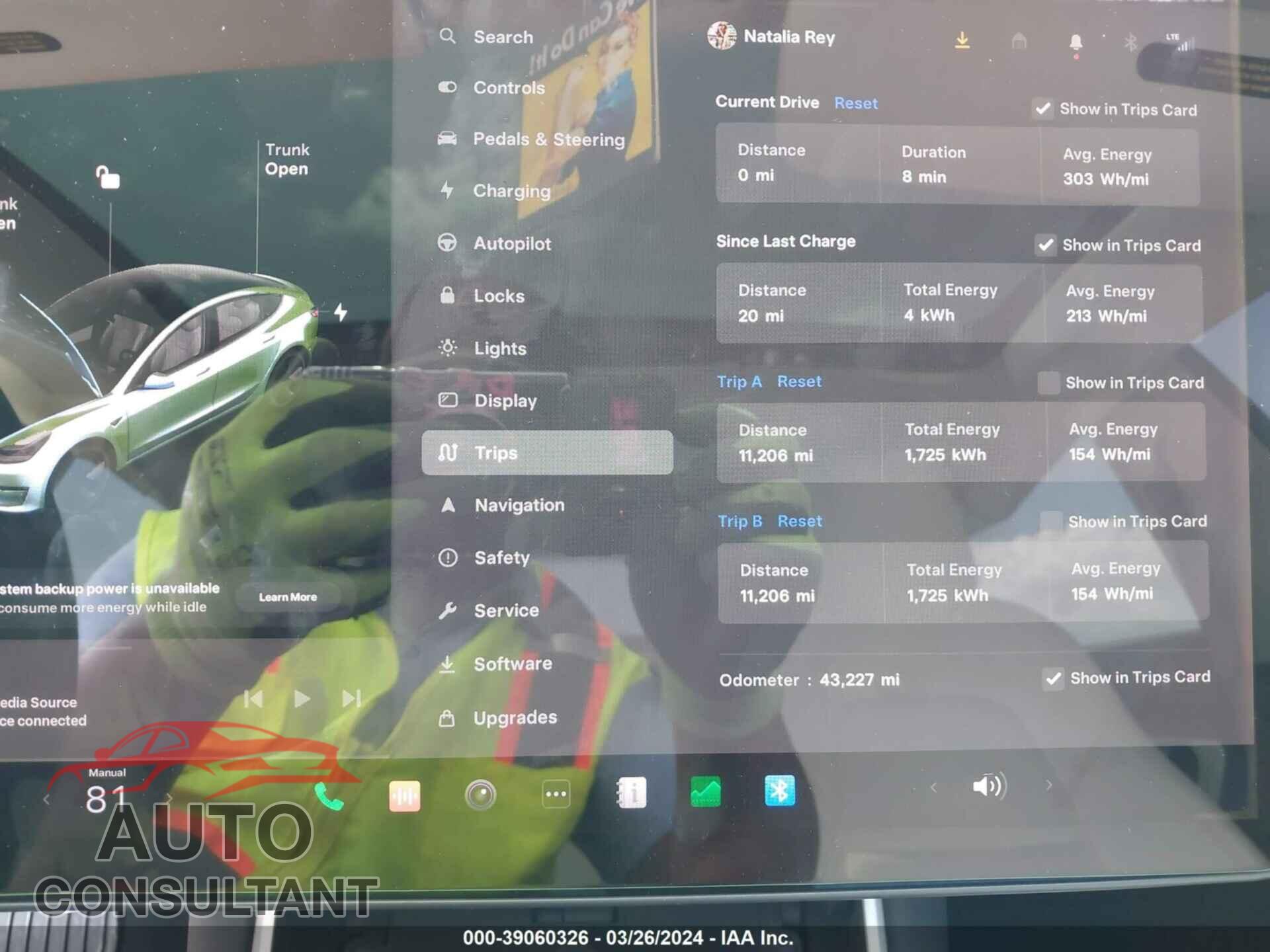 TESLA MODEL 3 2019 - 5YJ3E1EA7KF431378