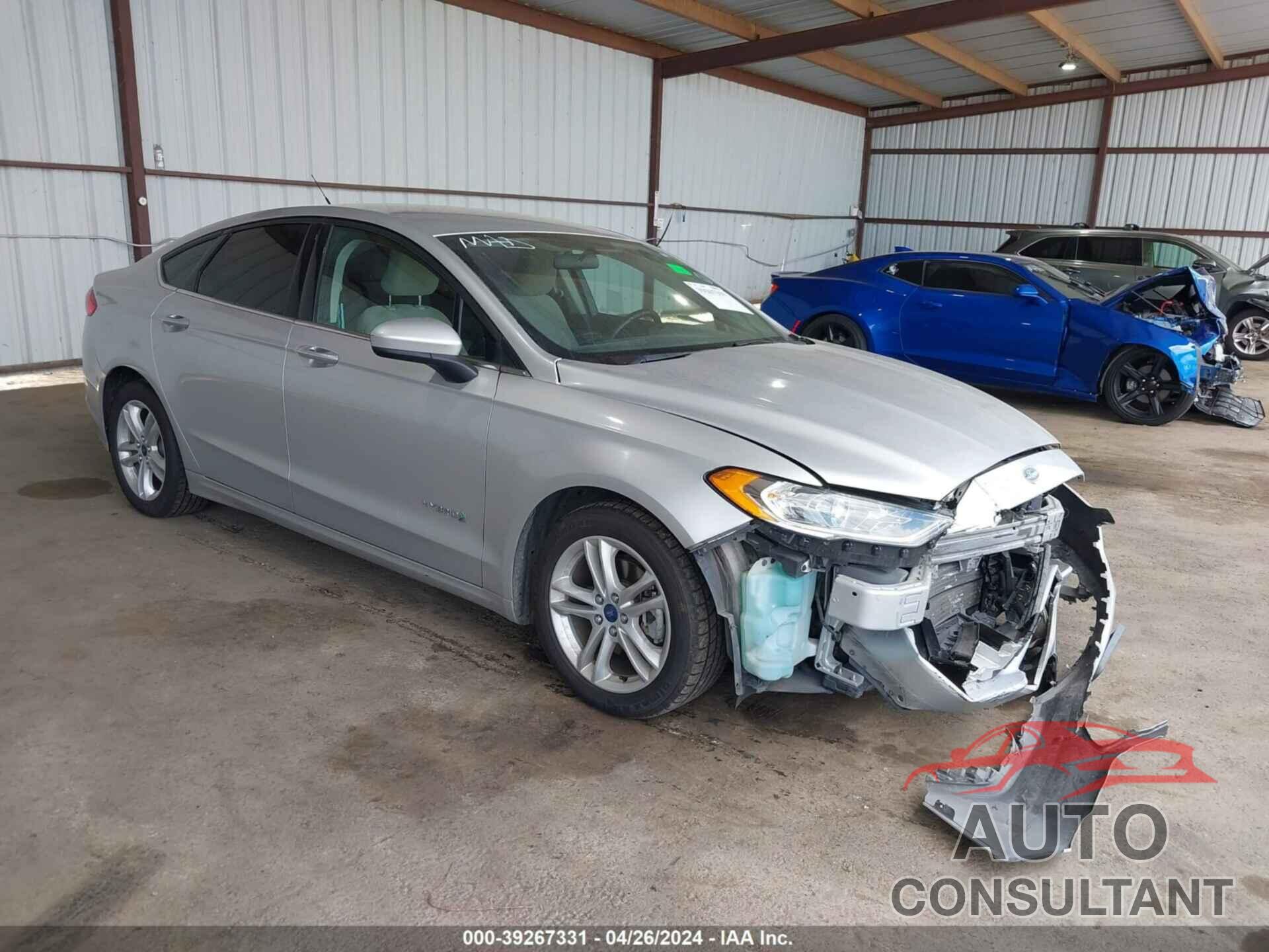 FORD FUSION HYBRID 2018 - 3FA6P0UU6JR191997