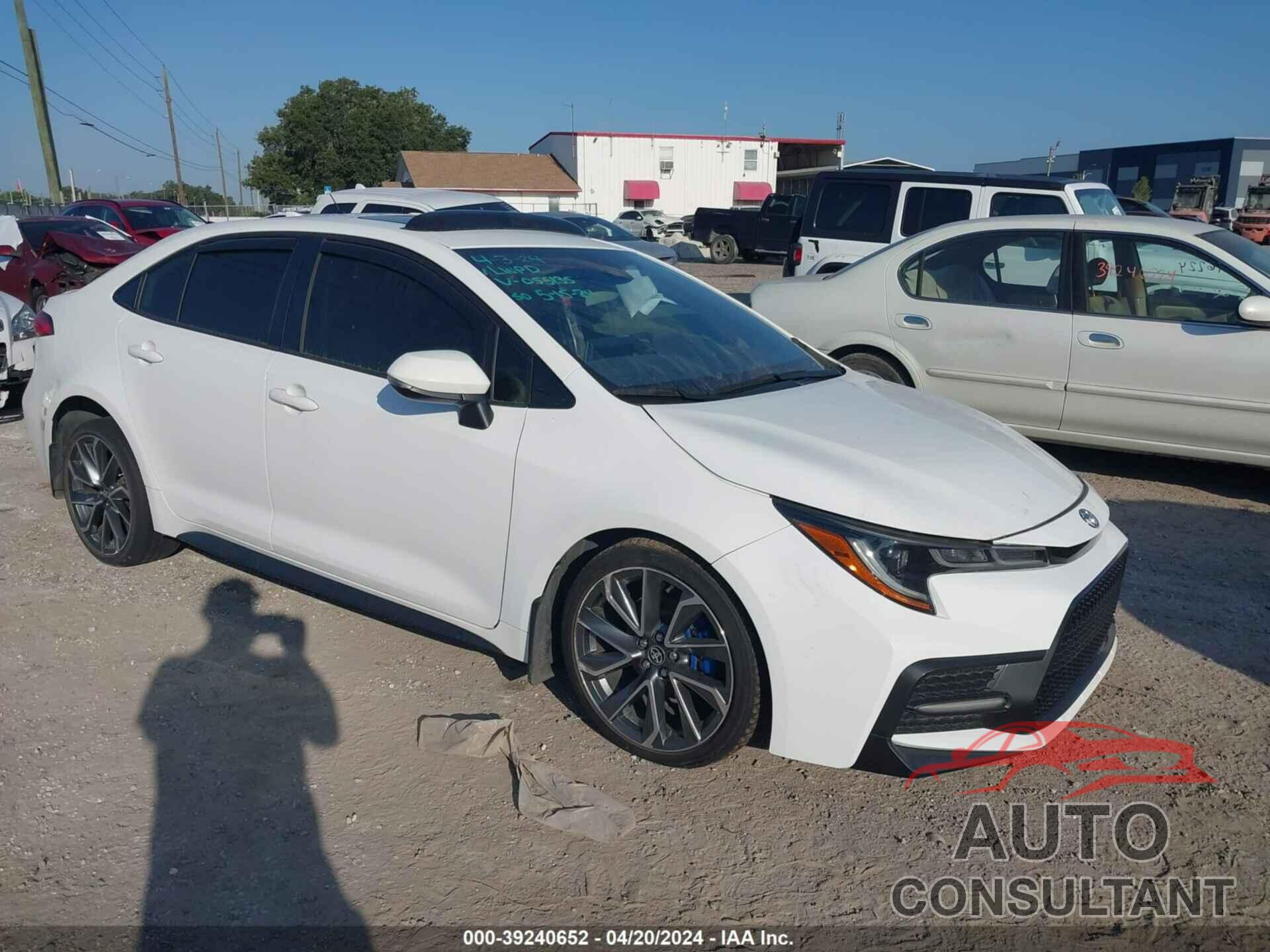 TOYOTA COROLLA 2021 - JTDP4MCE8MJ055135