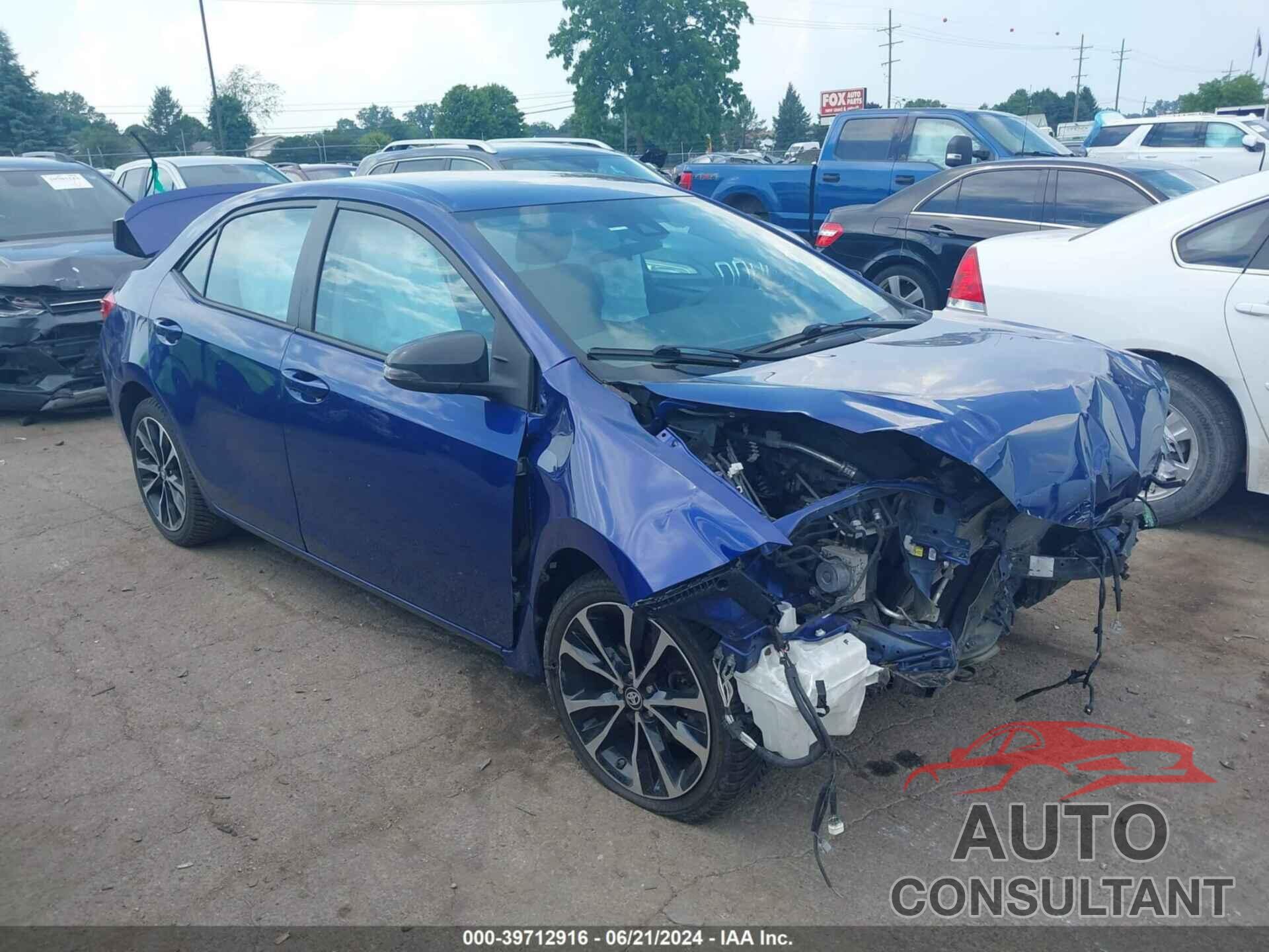 TOYOTA COROLLA 2017 - 2T1BURHE0HC883228