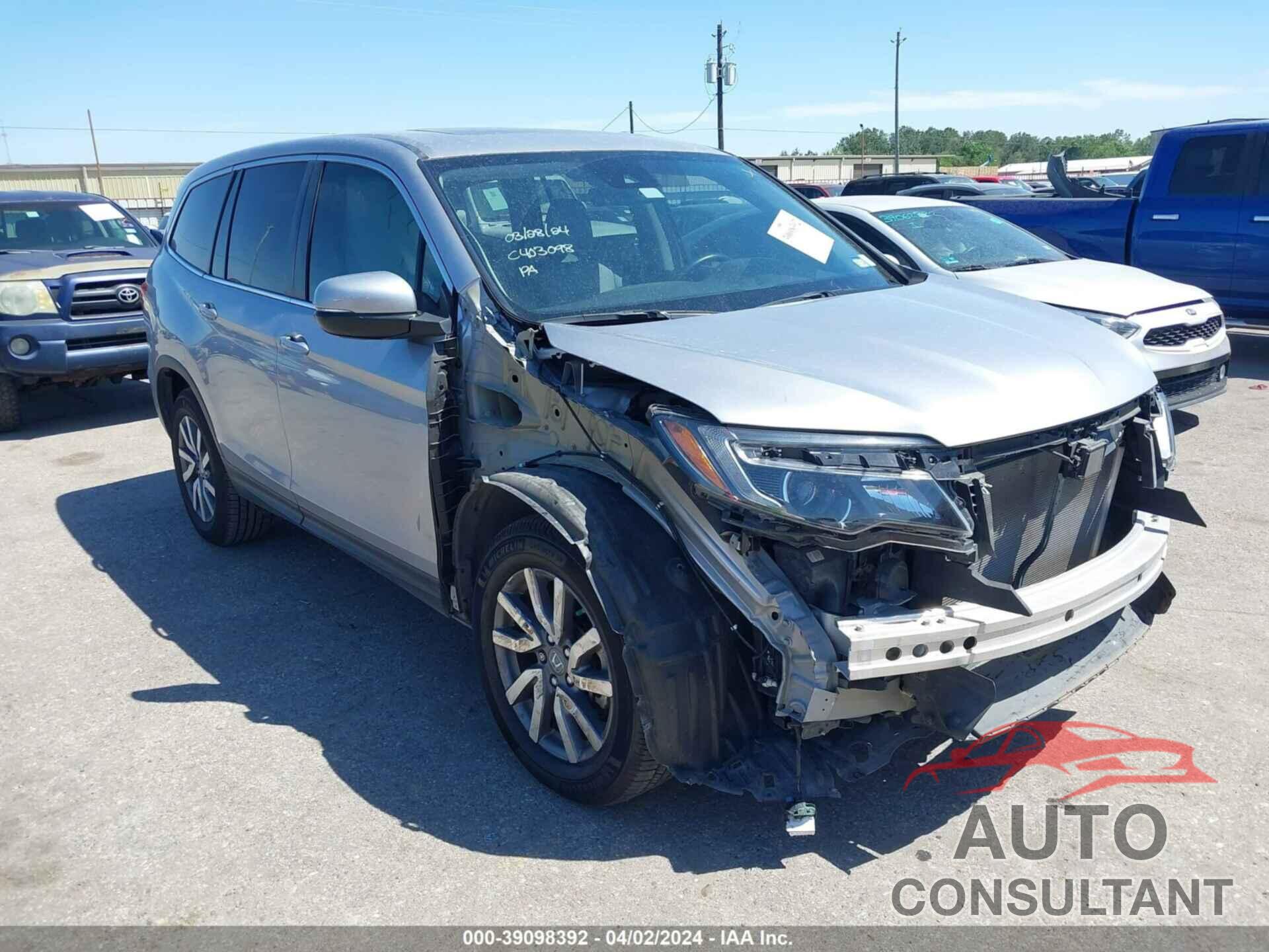 HONDA PILOT 2019 - 5FNYF5H40KB017147