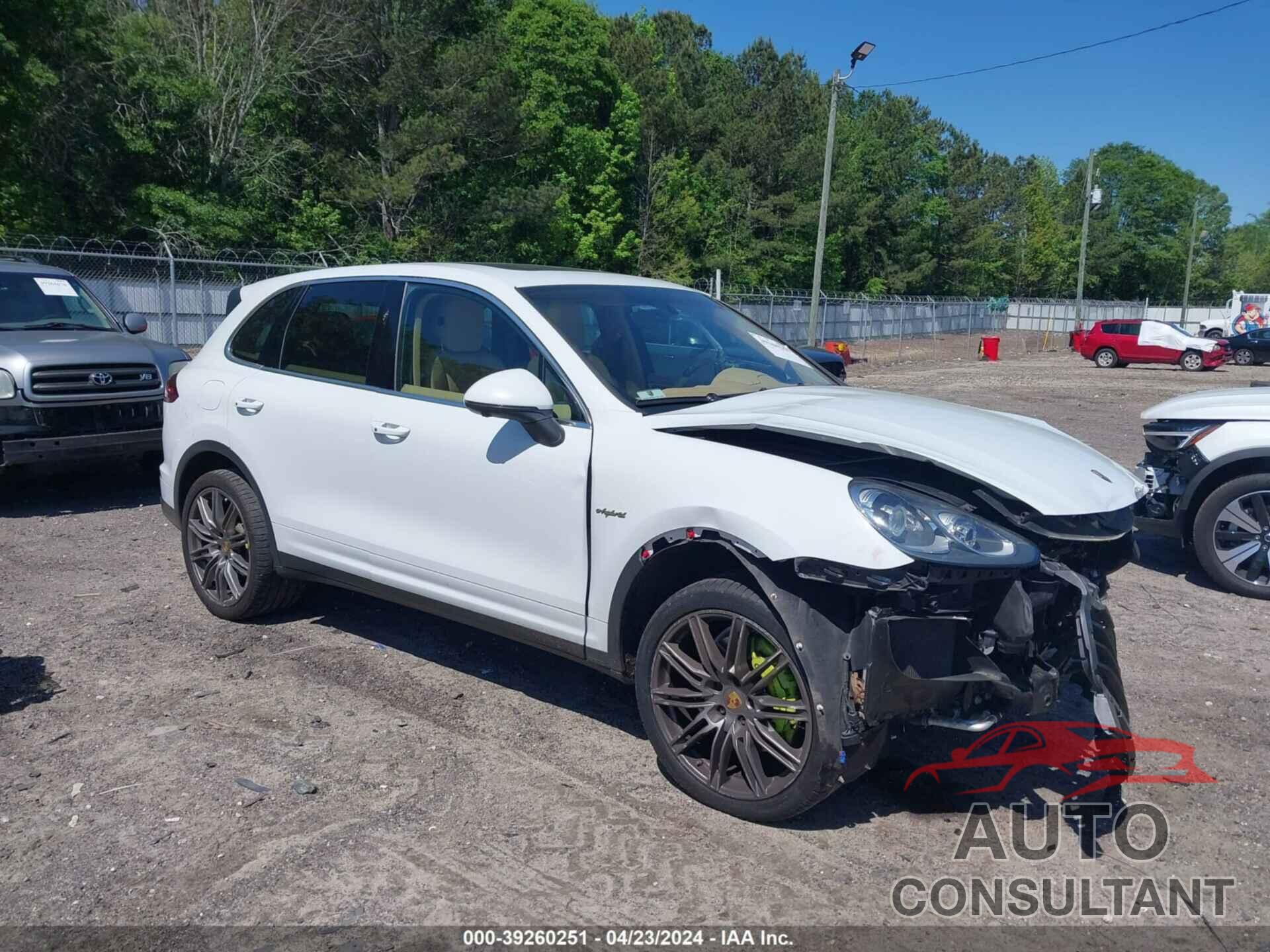 PORSCHE CAYENNE E-HYBRID 2017 - WP1AE2A20HLA69104