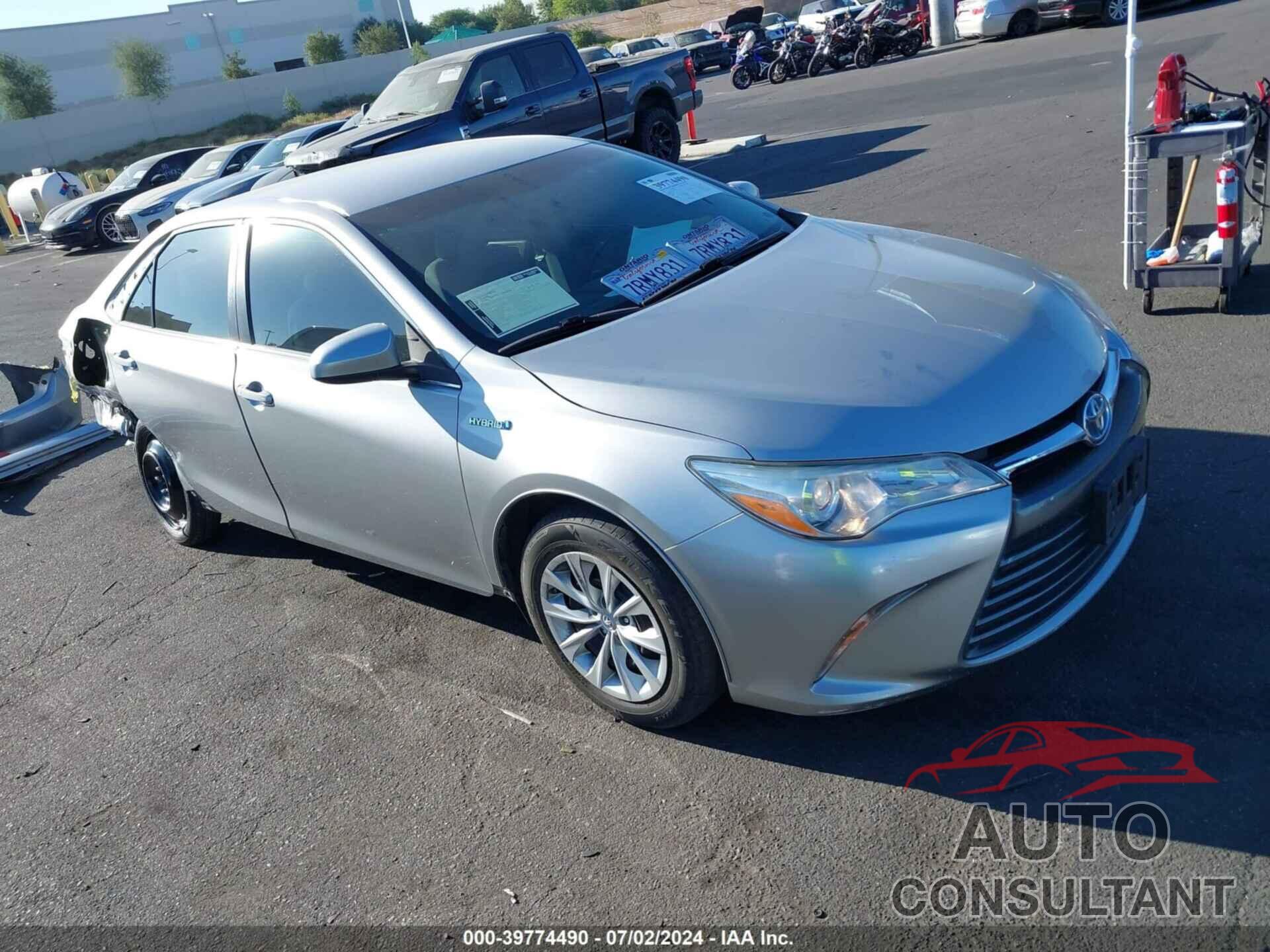 TOYOTA CAMRY HYBRID 2016 - 4T1BD1FK0GU186987