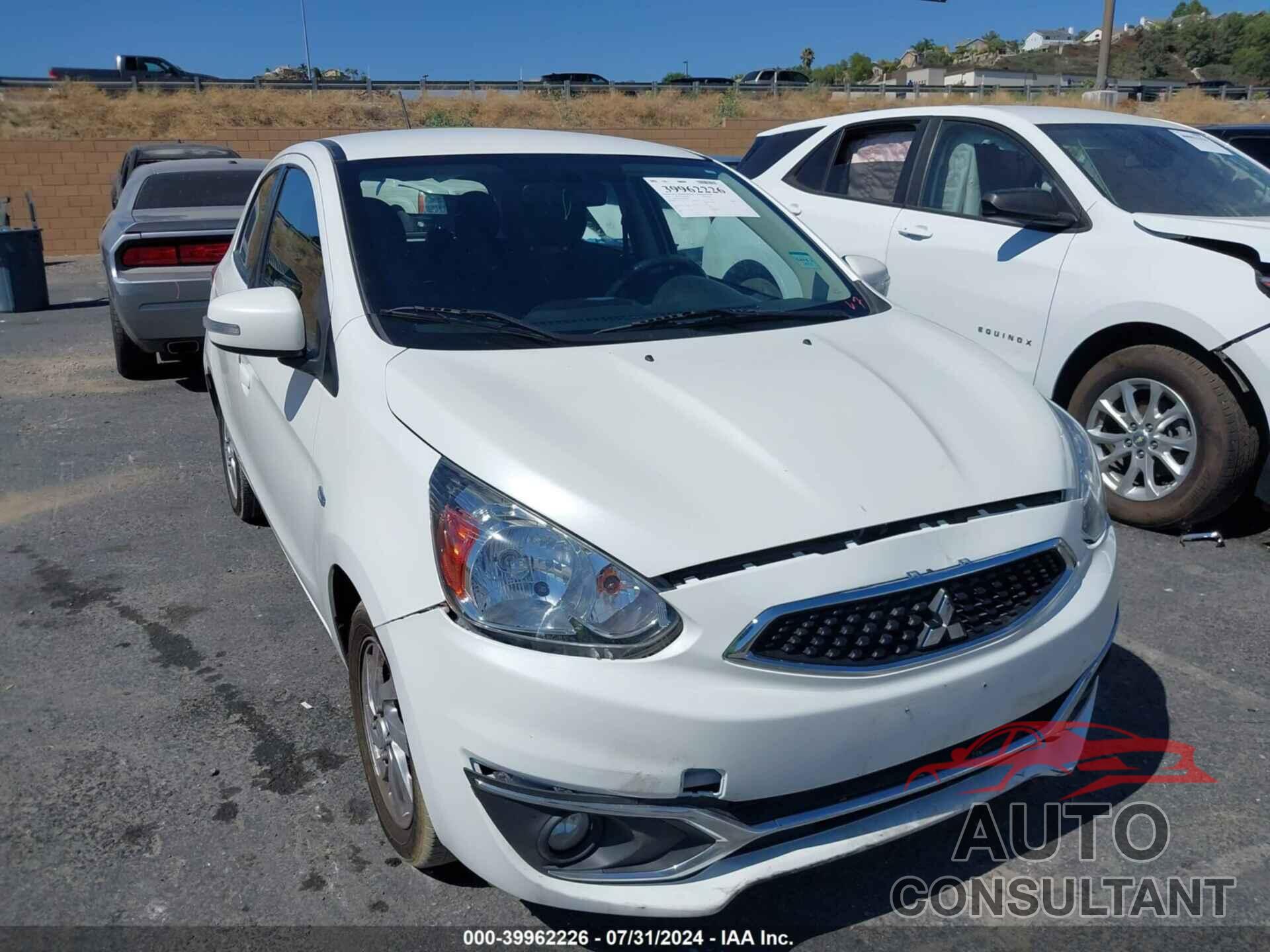 MITSUBISHI MIRAGE 2018 - ML32A4HJ3JH006052