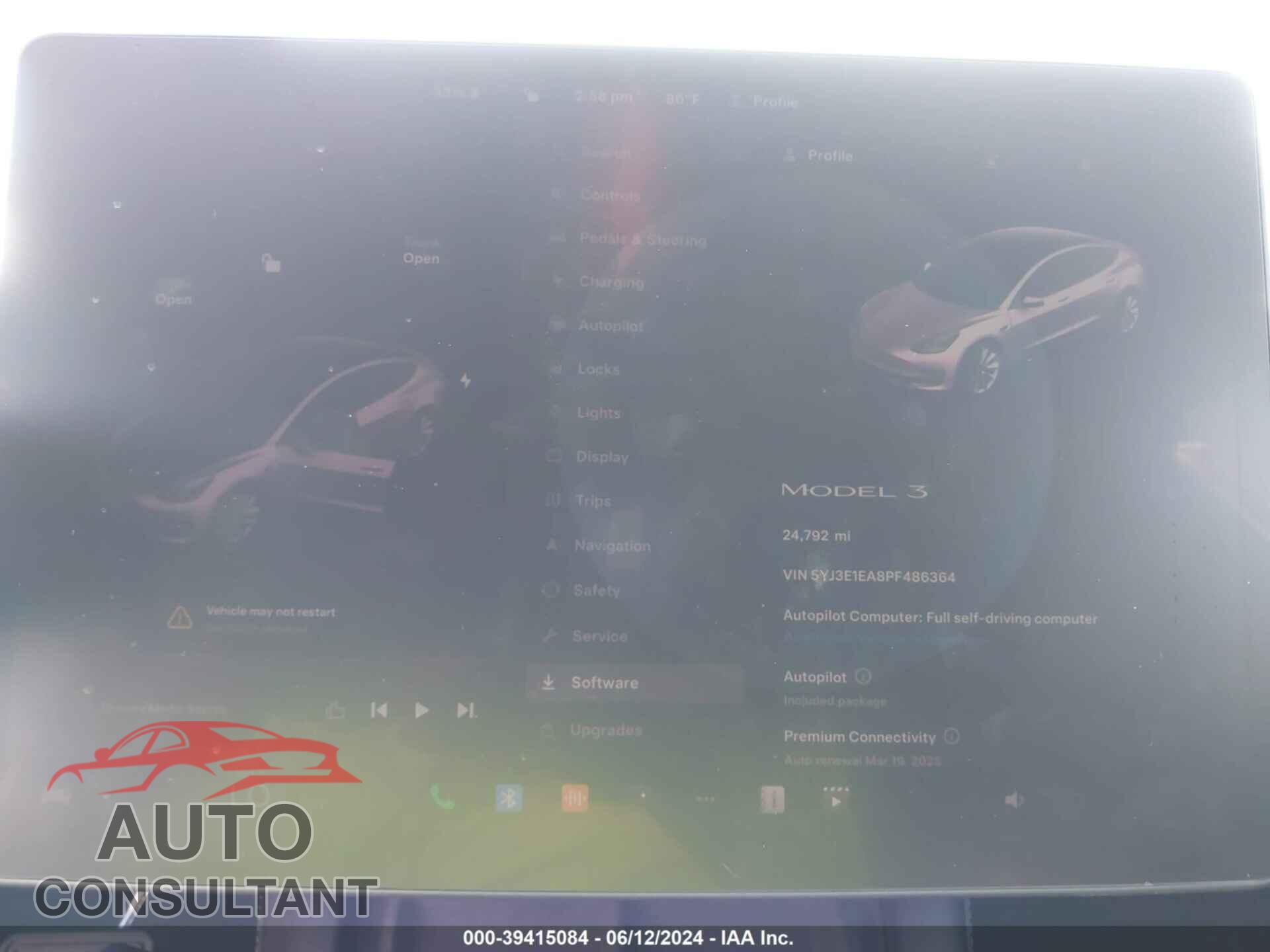 TESLA MODEL 3 2023 - 5YJ3E1EA8PF486364