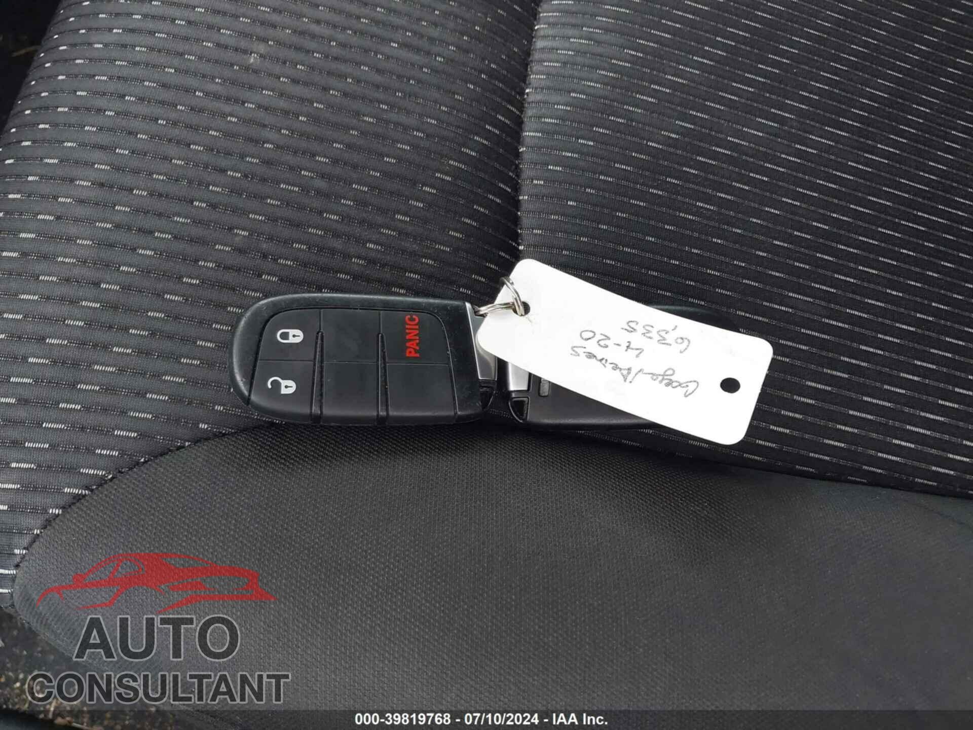 DODGE JOURNEY 2019 - 3C4PDCAB0KT870387