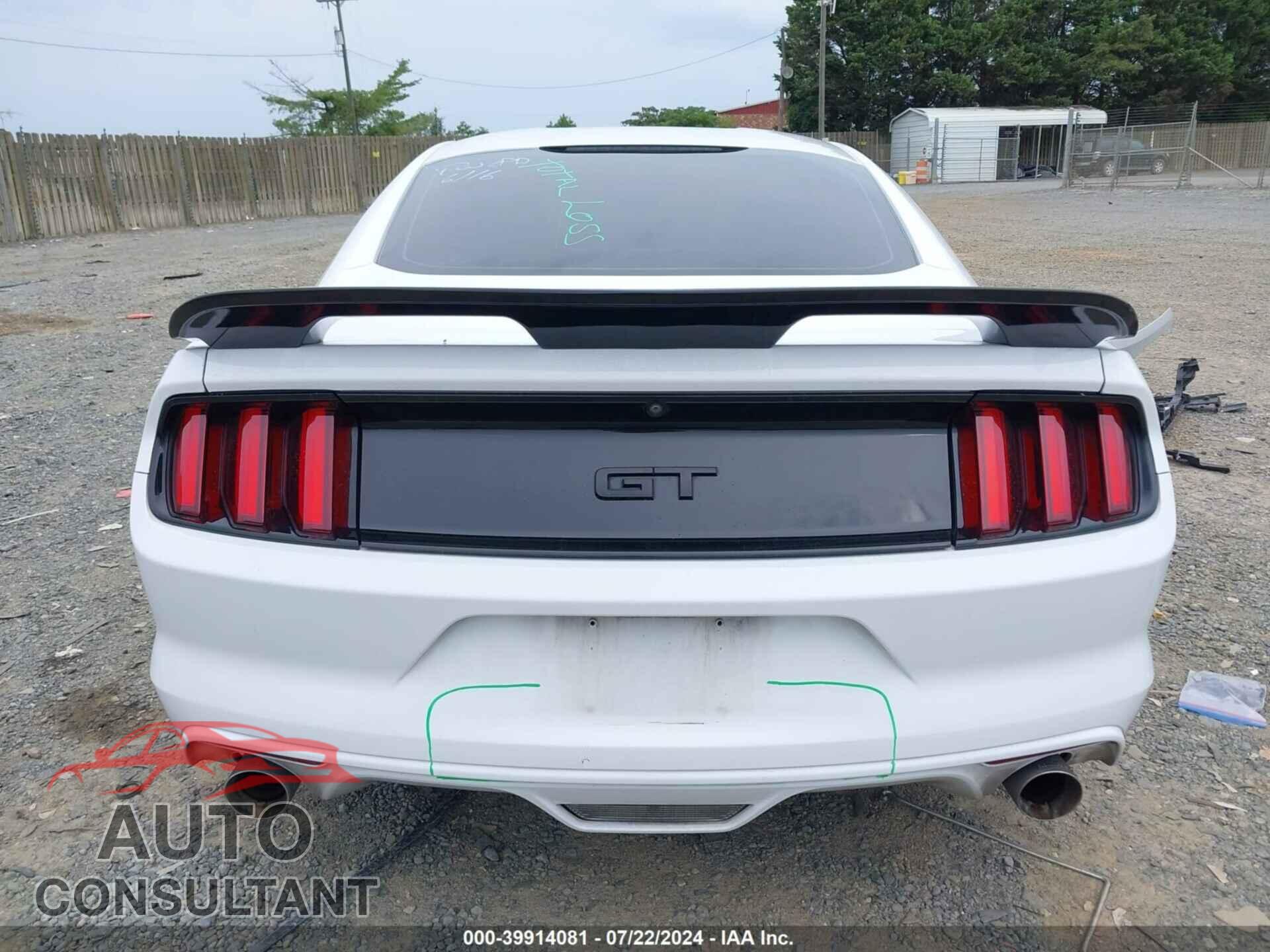 FORD MUSTANG 2017 - 1FA6P8CF1H5322686