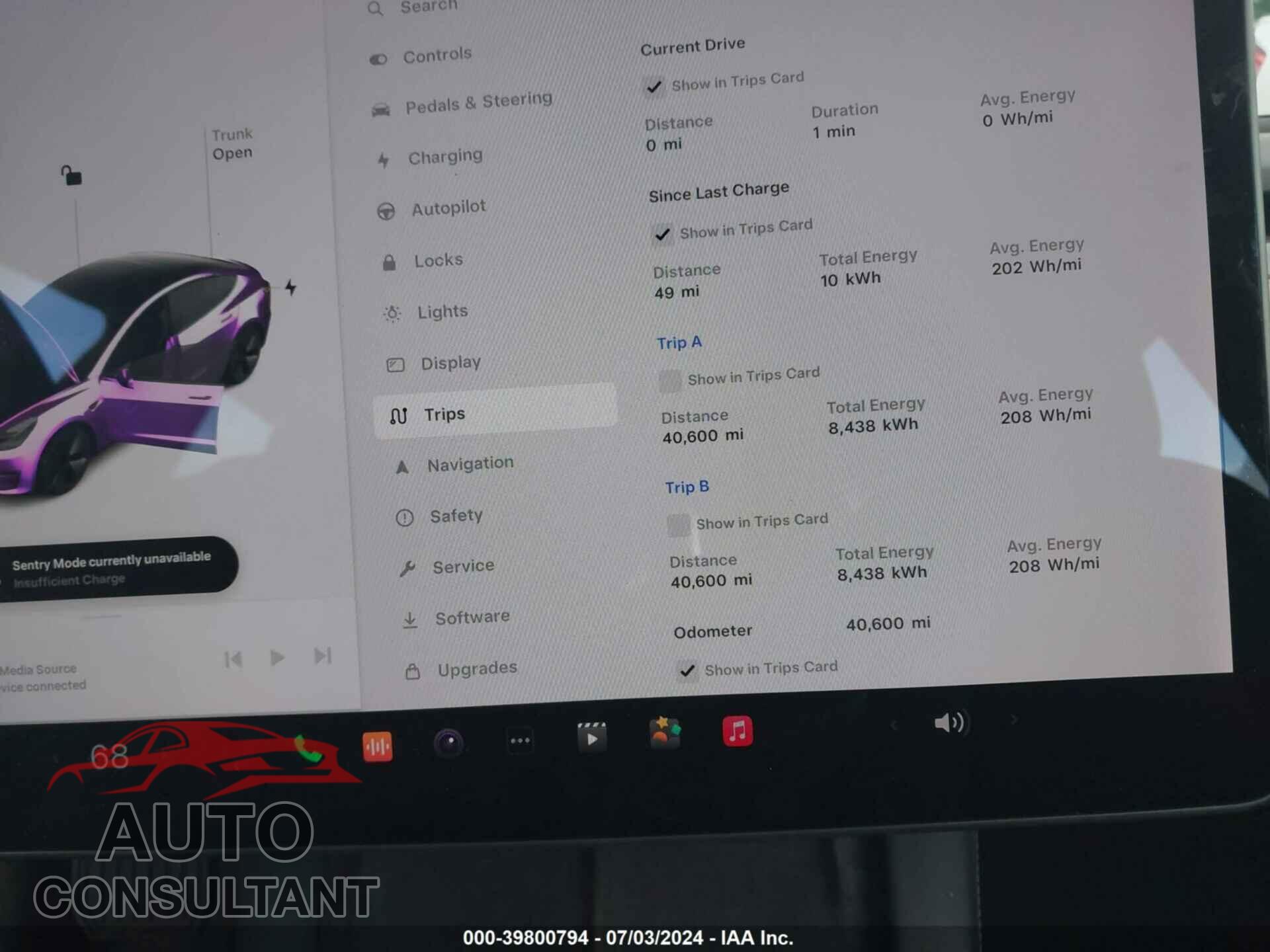 TESLA MODEL 3 2021 - 5YJ3E1EA3MF851366