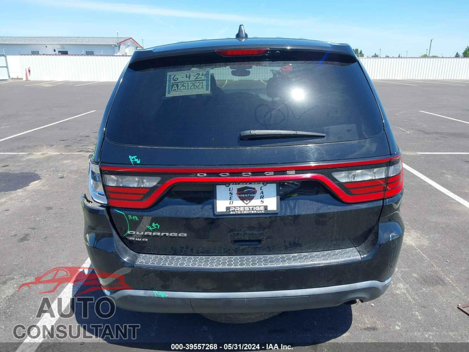 DODGE DURANGO 2017 - 1C4RDJAG2HC905217