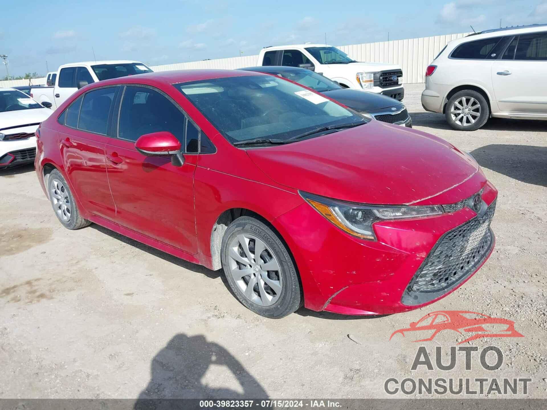 TOYOTA COROLLA 2021 - 5YFEPMAE5MP256133