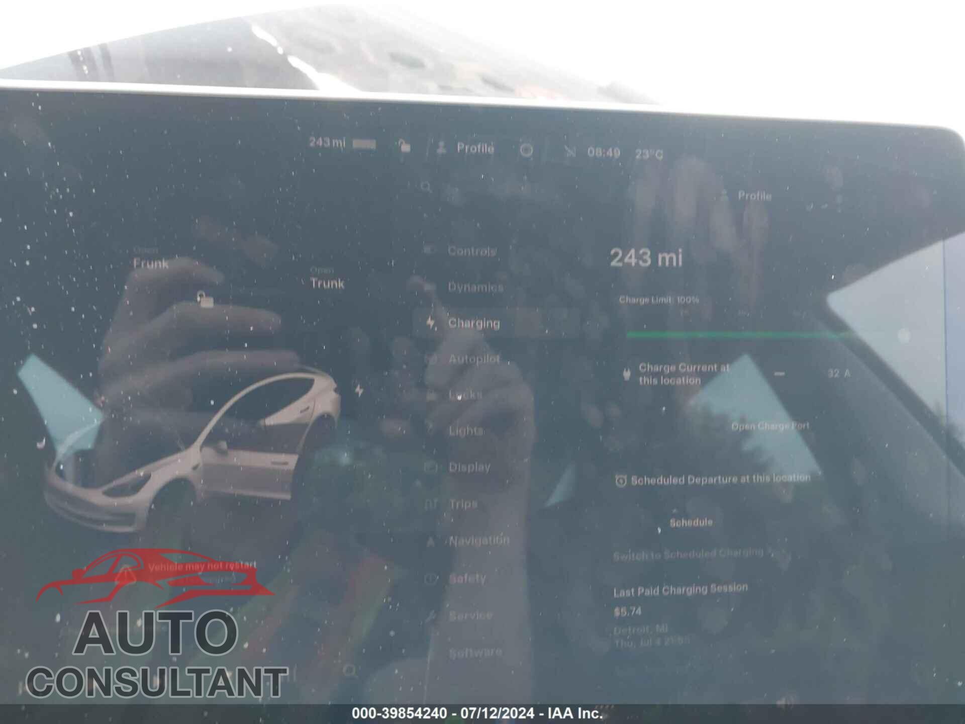 TESLA MODEL 3 2023 - 5YJ3E1EA0PF559341