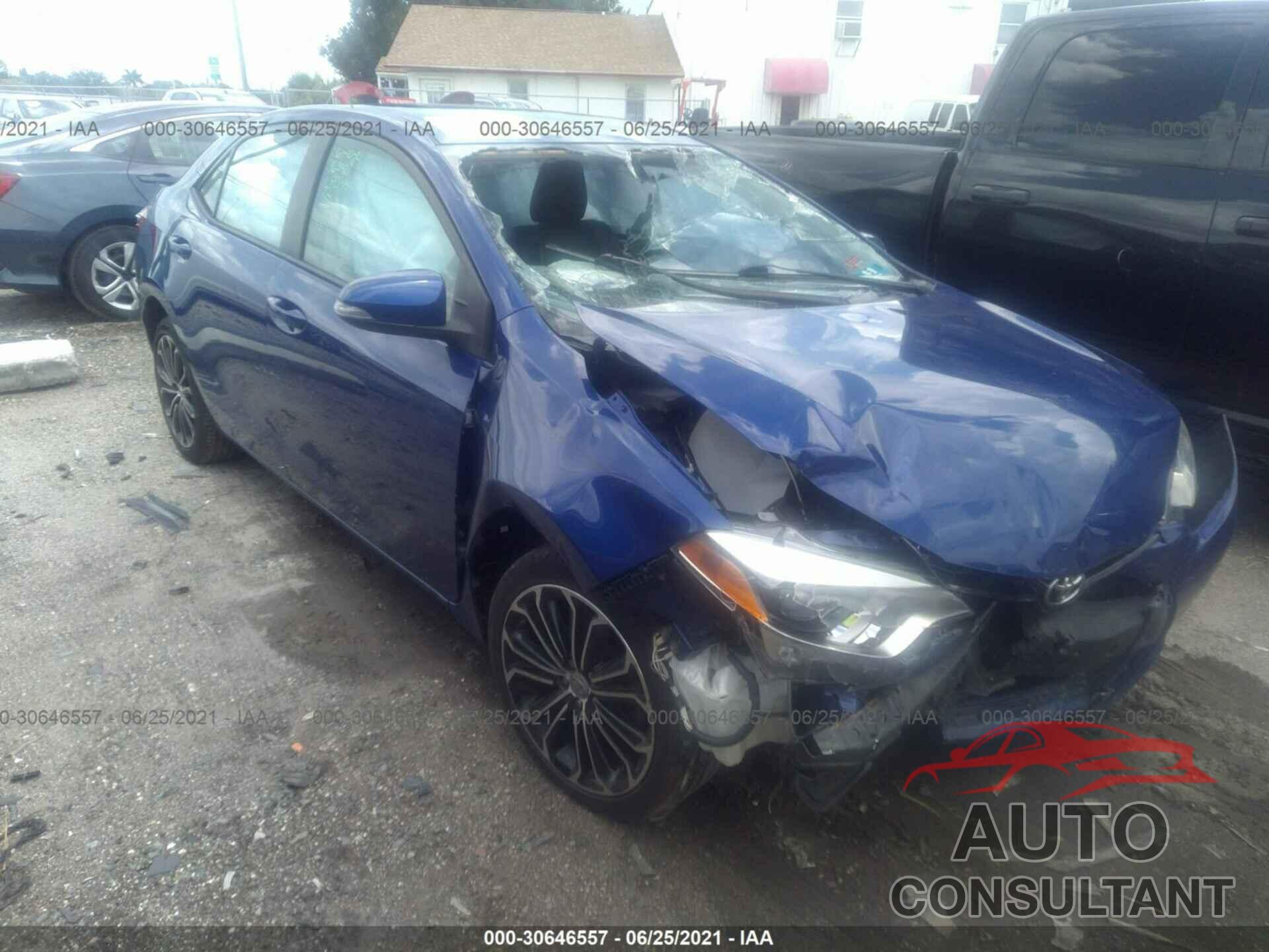 TOYOTA COROLLA 2016 - 2T1BURHE8GC649045