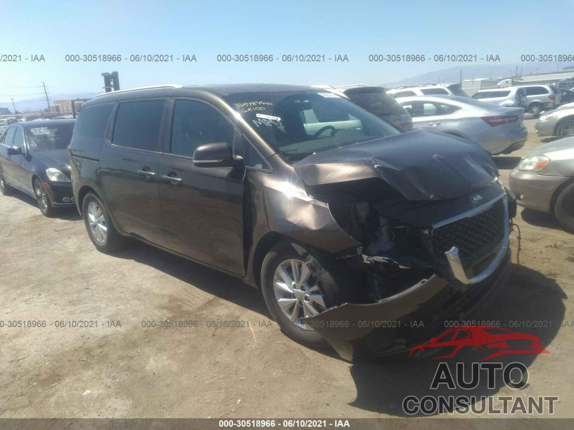 KIA SEDONA 2017 - KNDMB5C19H6340110