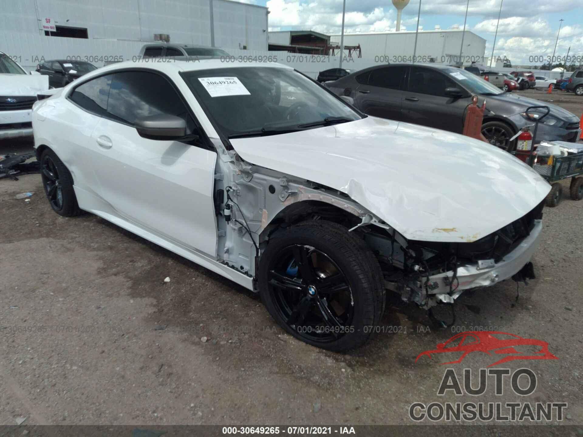 BMW 4 SERIES 2021 - WBA13AR06MCF83103