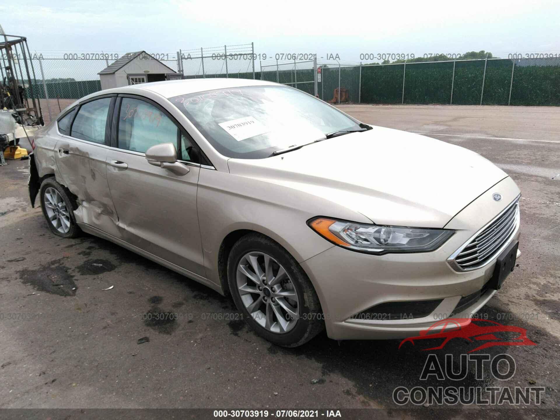 FORD FUSION 2017 - 3FA6P0H72HR287270