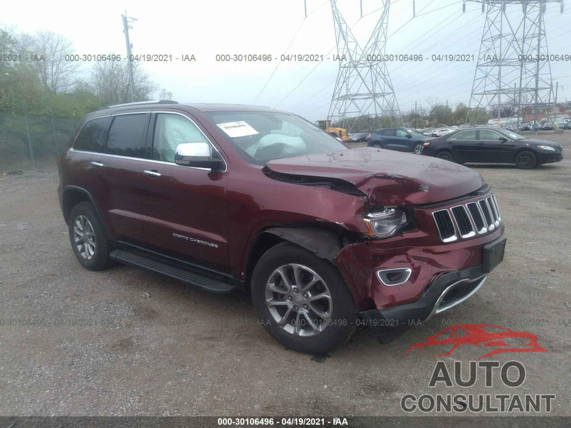 JEEP GRAND CHEROKEE 2016 - 1C4RJFBG5GC381726