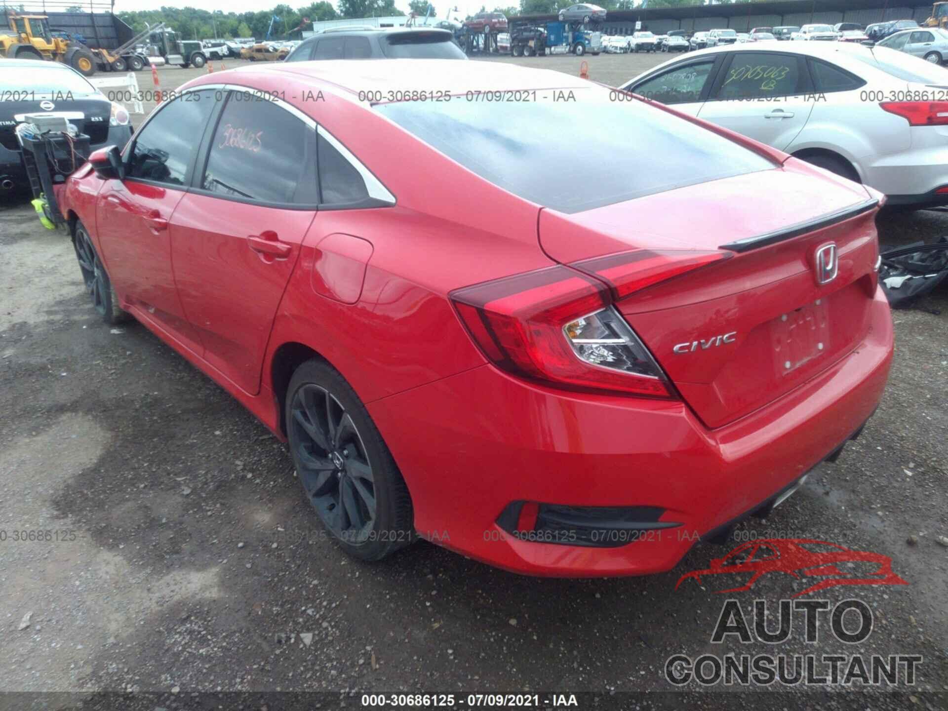 HONDA CIVIC SEDAN 2019 - 2HGFC2F8XKH511791