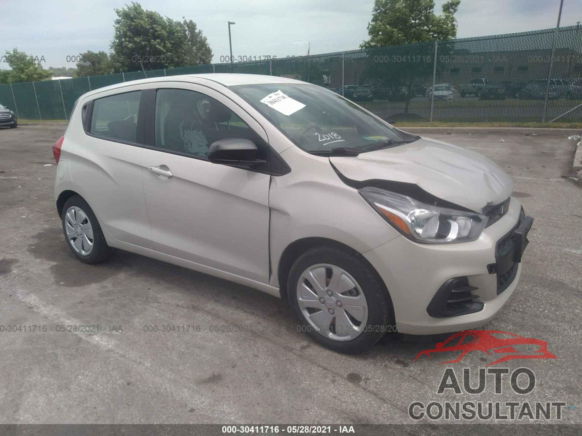 CHEVROLET SPARK 2018 - KL8CB6SA5JC482599