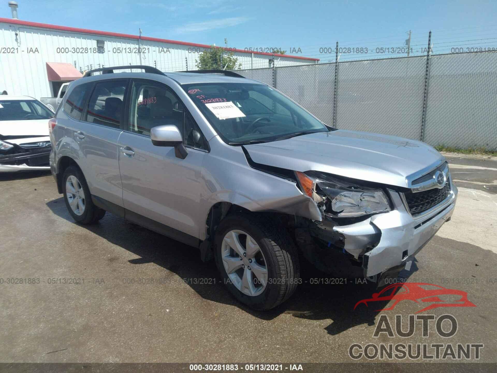 SUBARU FORESTER 2016 - JF2SJAHC4GH486223