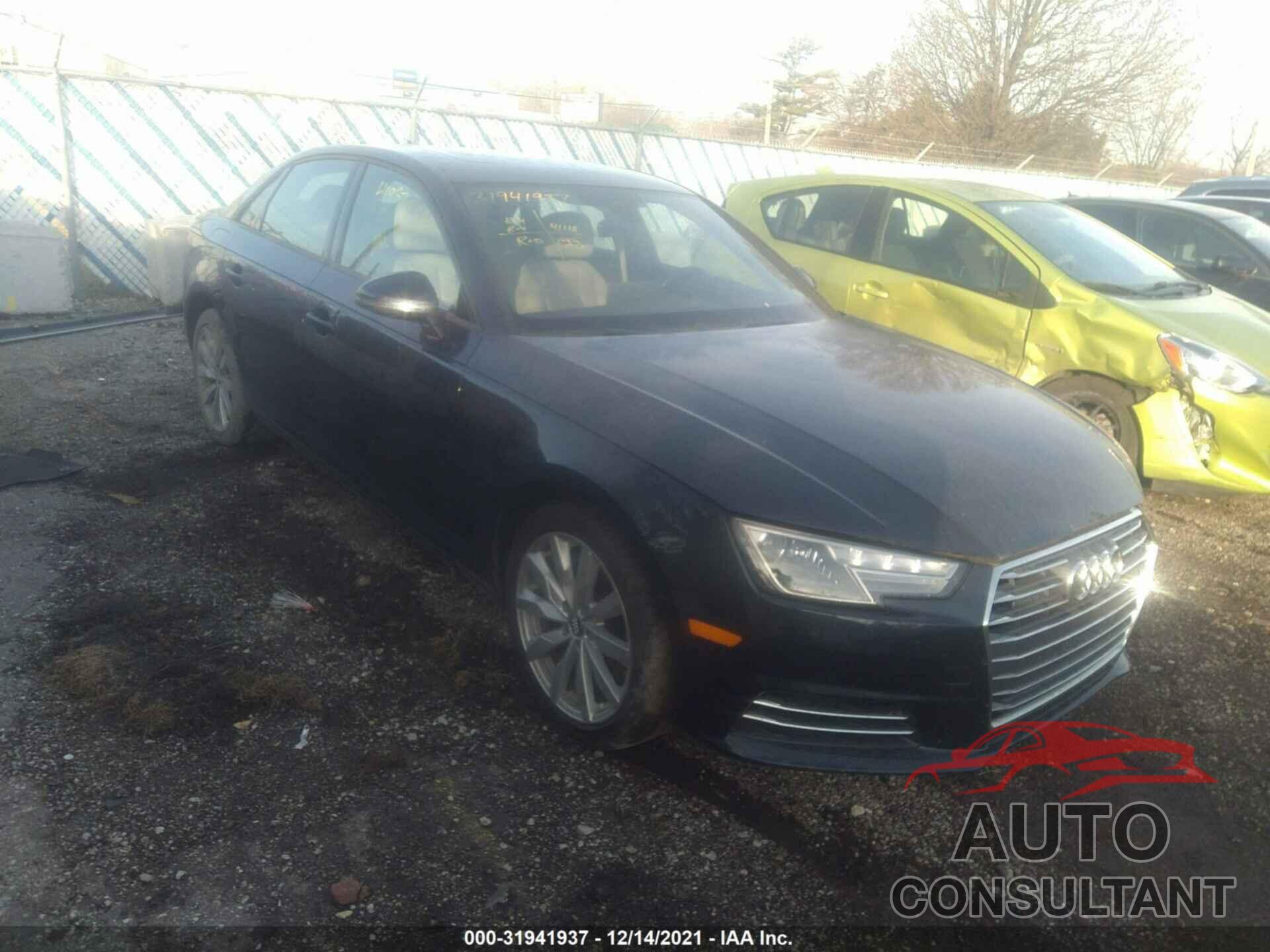 AUDI A4 2017 - WAUANAF49HN034746