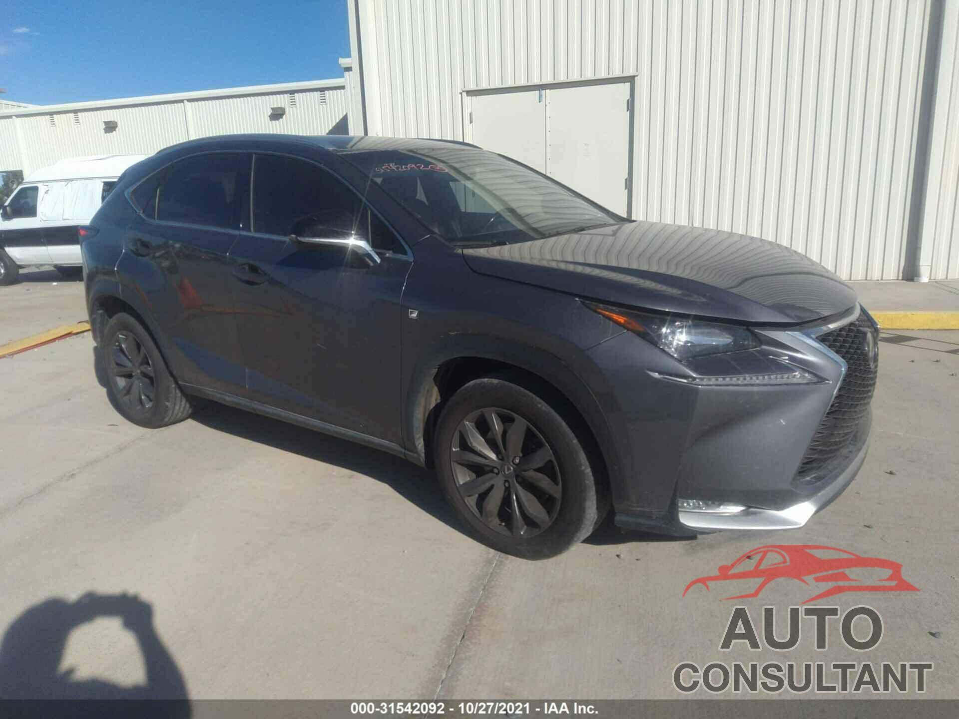 LEXUS NX 2017 - JTJYARBZ6H2084371