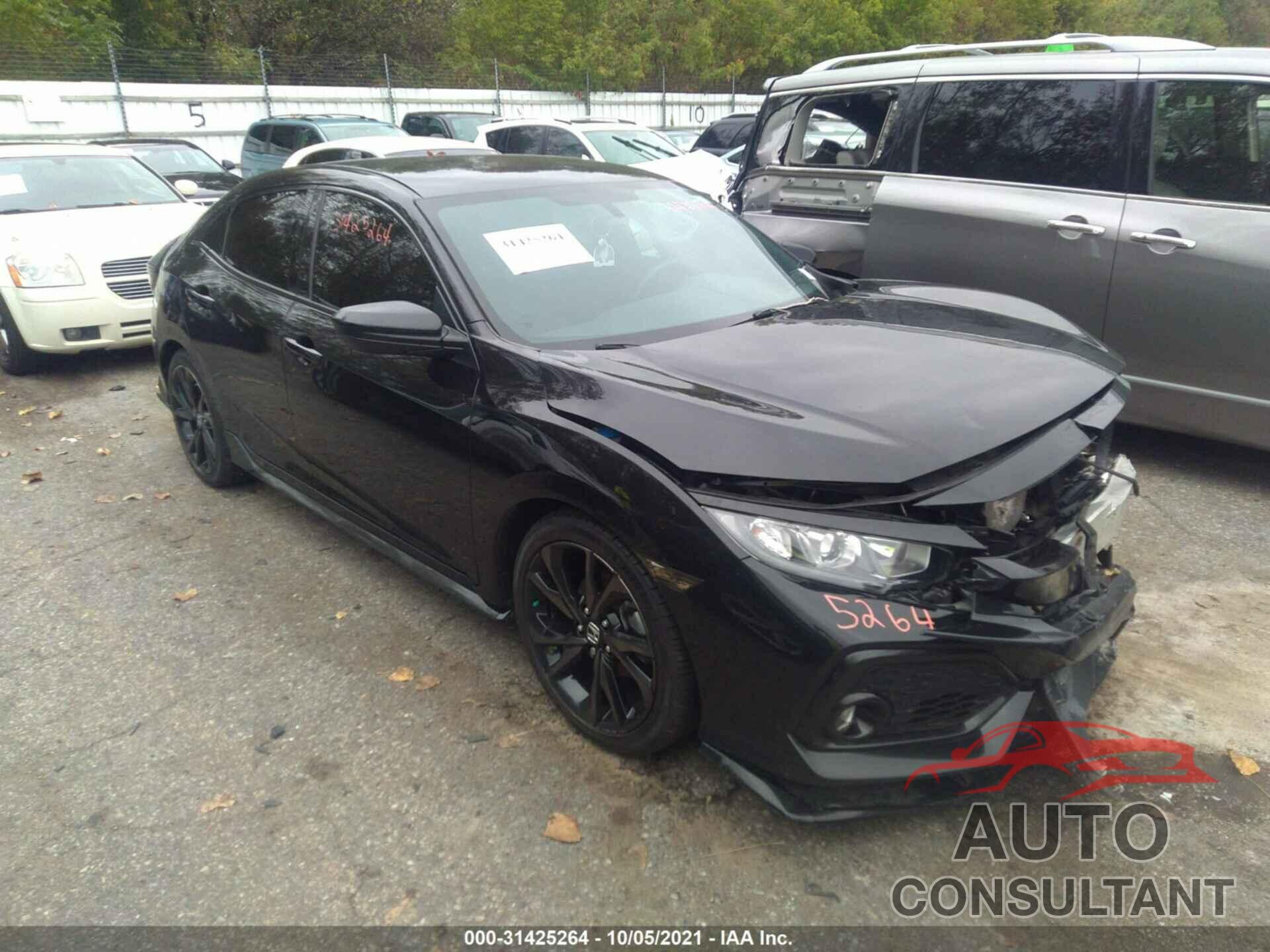 HONDA CIVIC HATCHBACK 2018 - SHHFK7H40JU205226