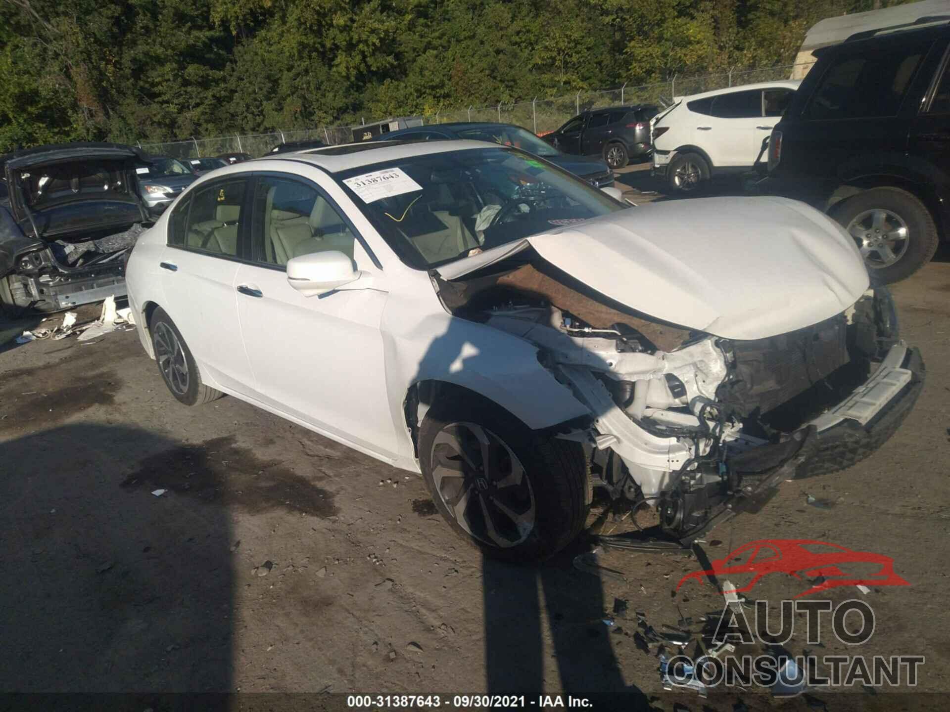HONDA ACCORD SEDAN 2017 - 1HGCR2F82HA013397