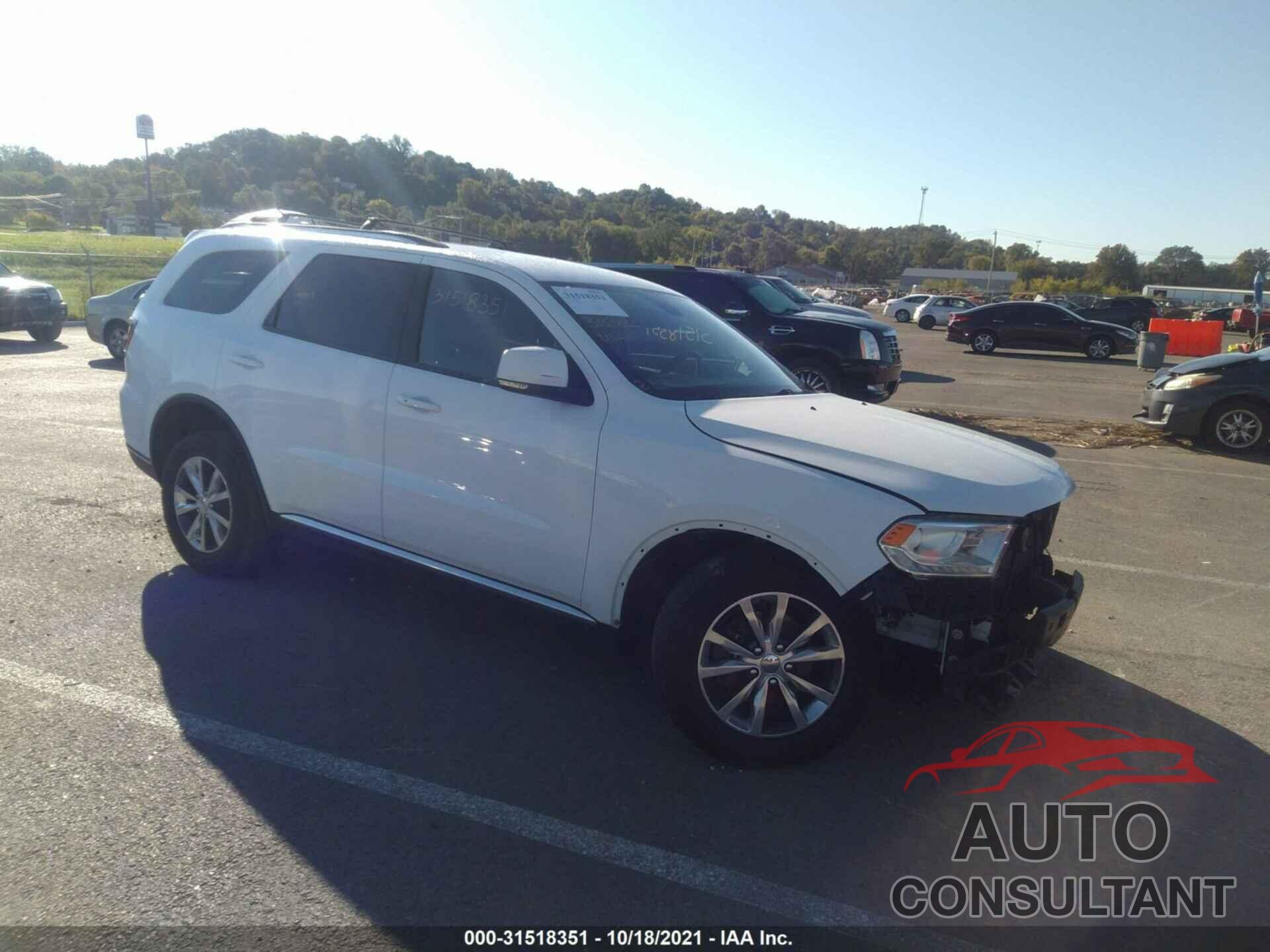 DODGE DURANGO 2016 - 1C4RDHDG8GC424035