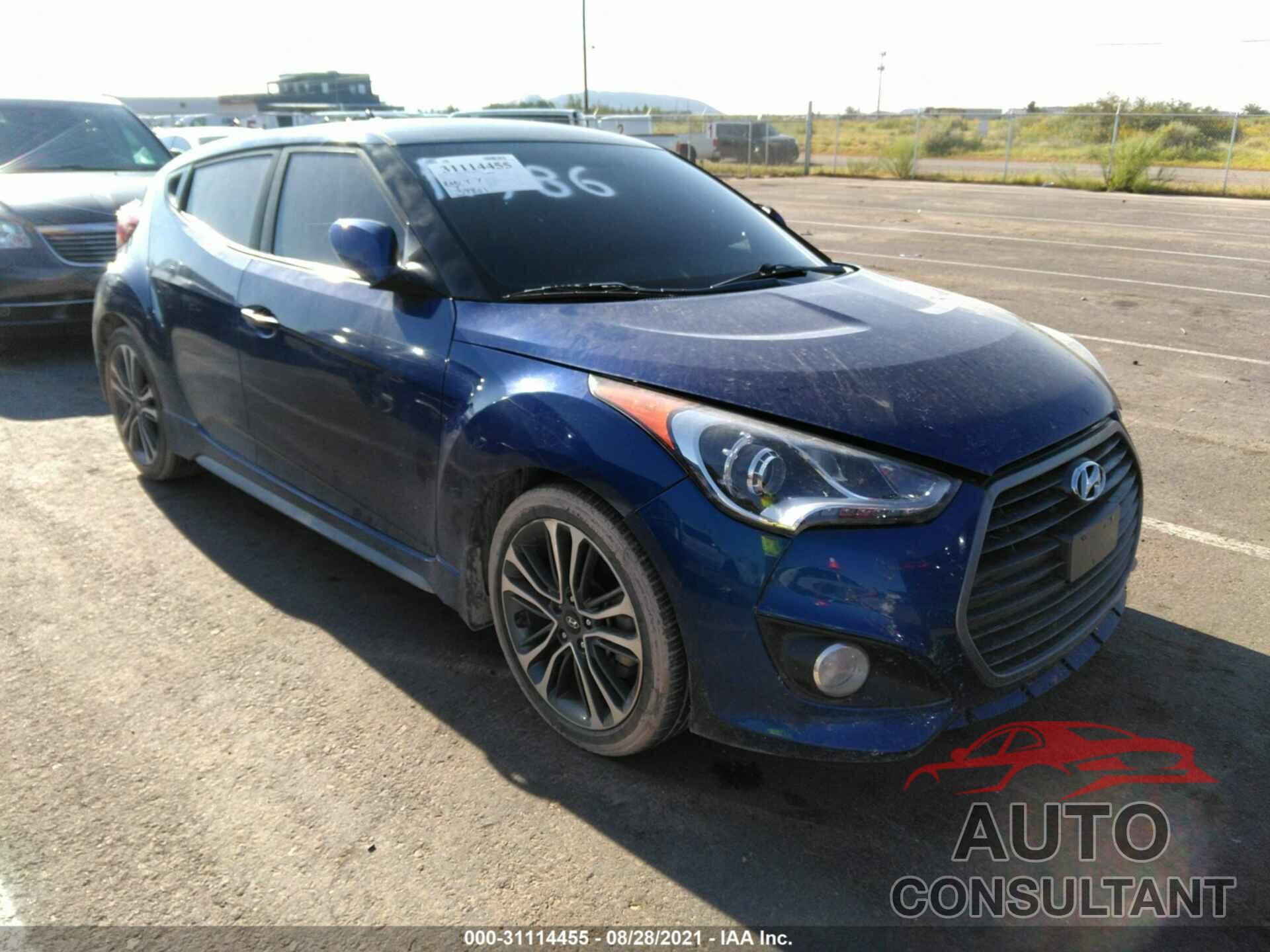 HYUNDAI VELOSTER 2016 - KMHTC6AE7GU294593